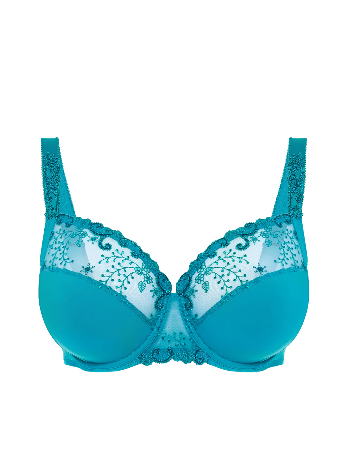 Soutien-gorge avec armature emboitant - Bleu Atoll - Image 3
