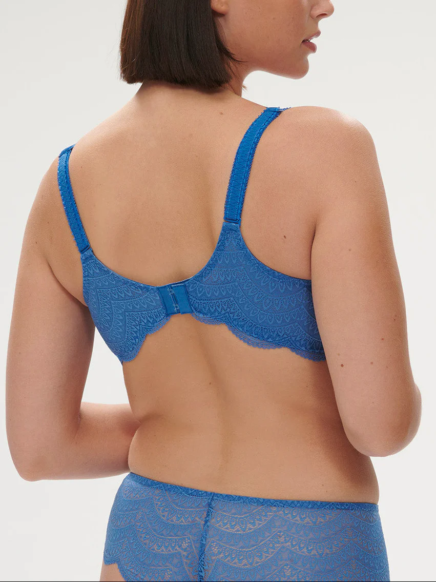 Soutien-gorge avec armature emboitant - Bleu Myosotis - Image 2