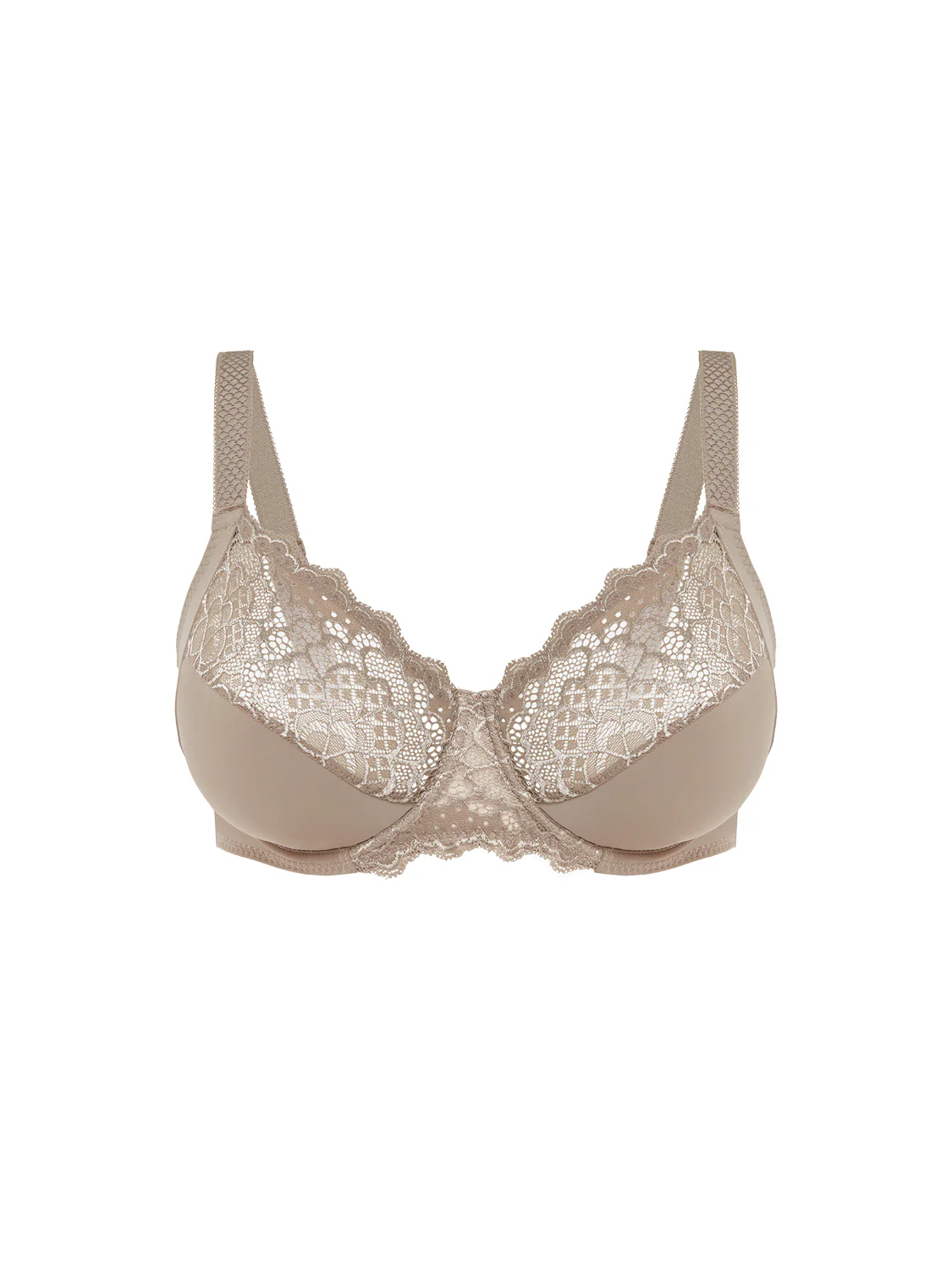 Soutien-gorge avec armature emboitant - Grège - Image 6