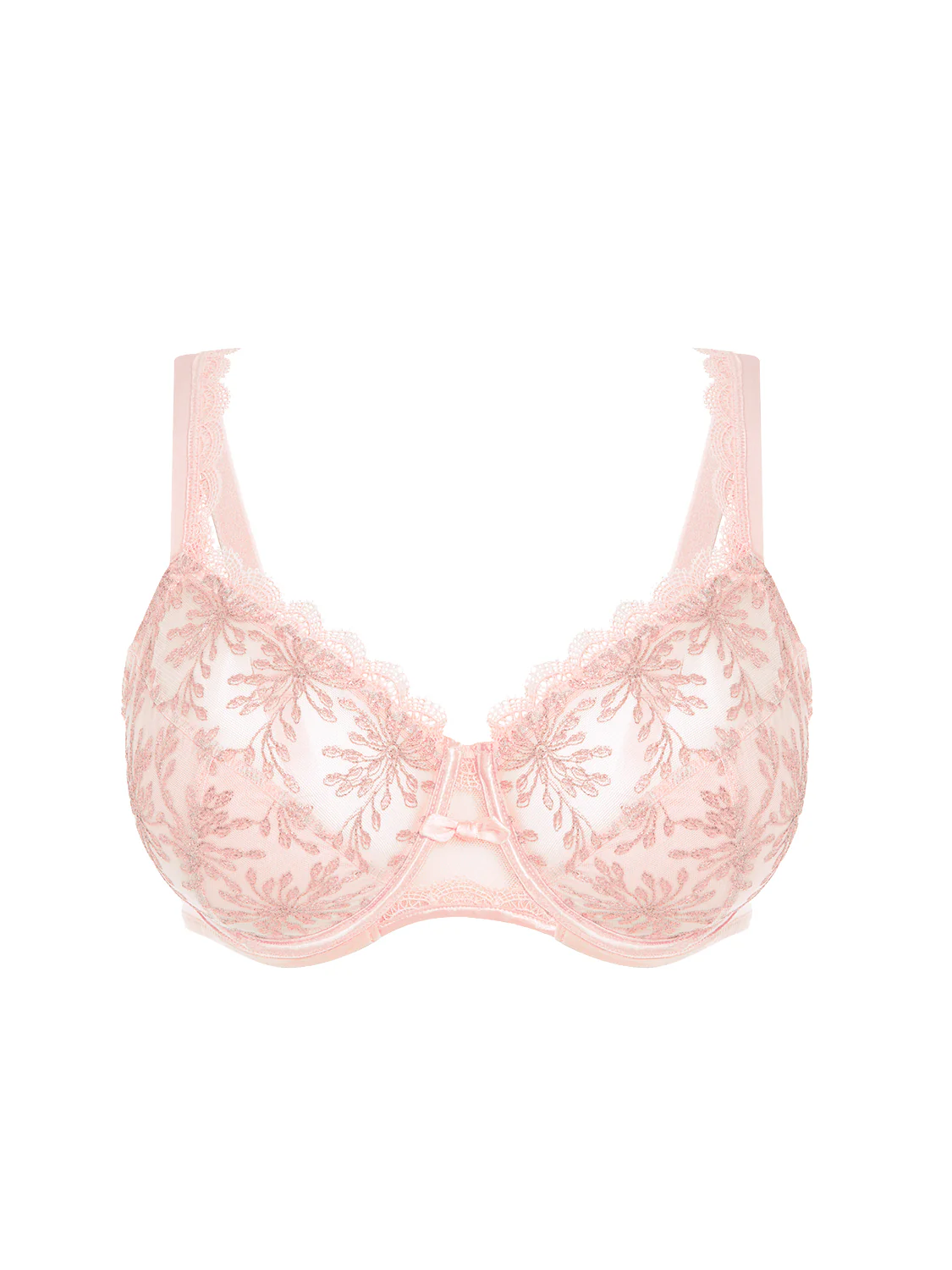 Soutien-gorge avec armature emboitant - Poudre pétale - Image 4