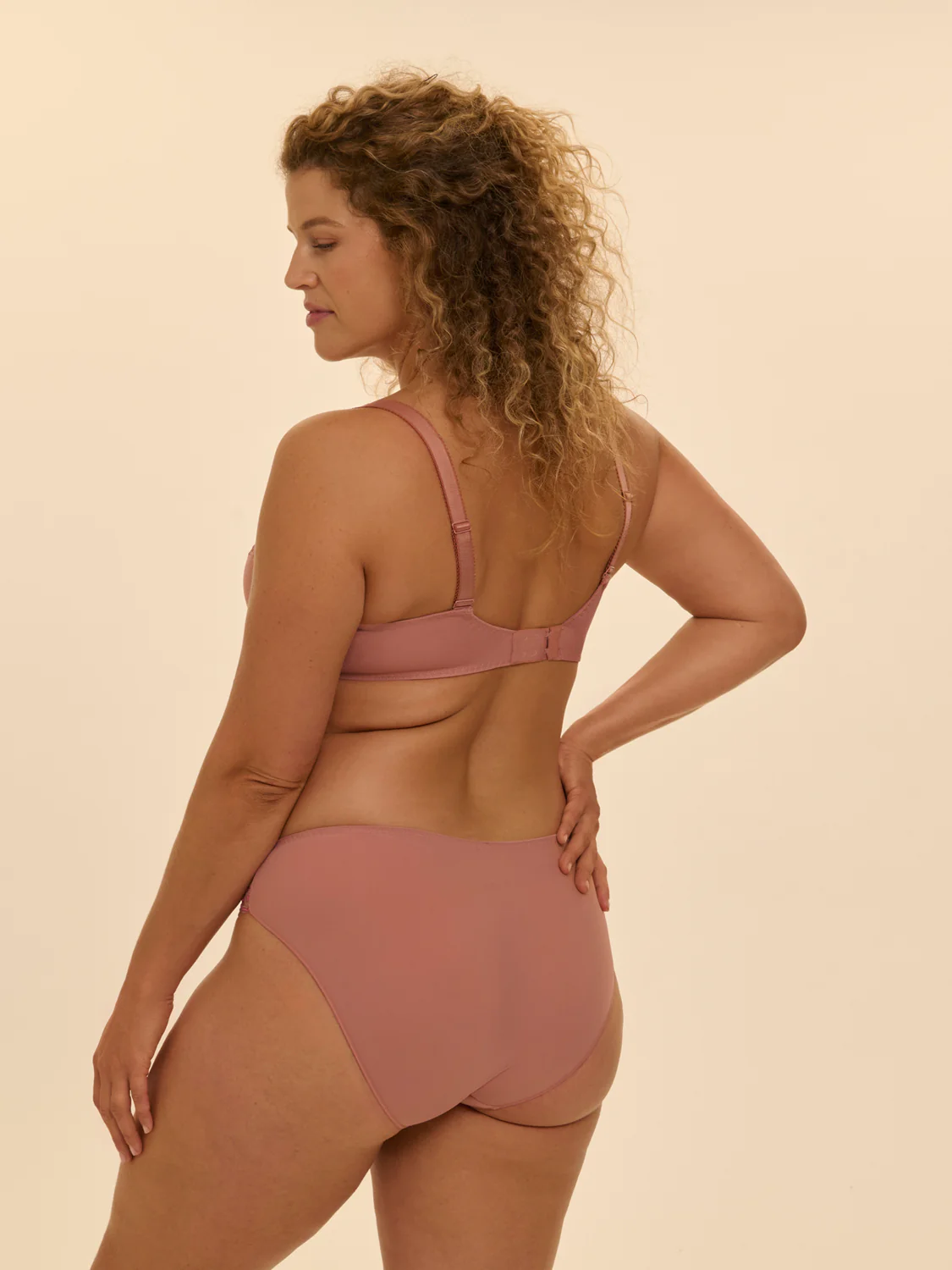 Soutien-gorge avec armature emboitant - Rose Fumé - Image 6