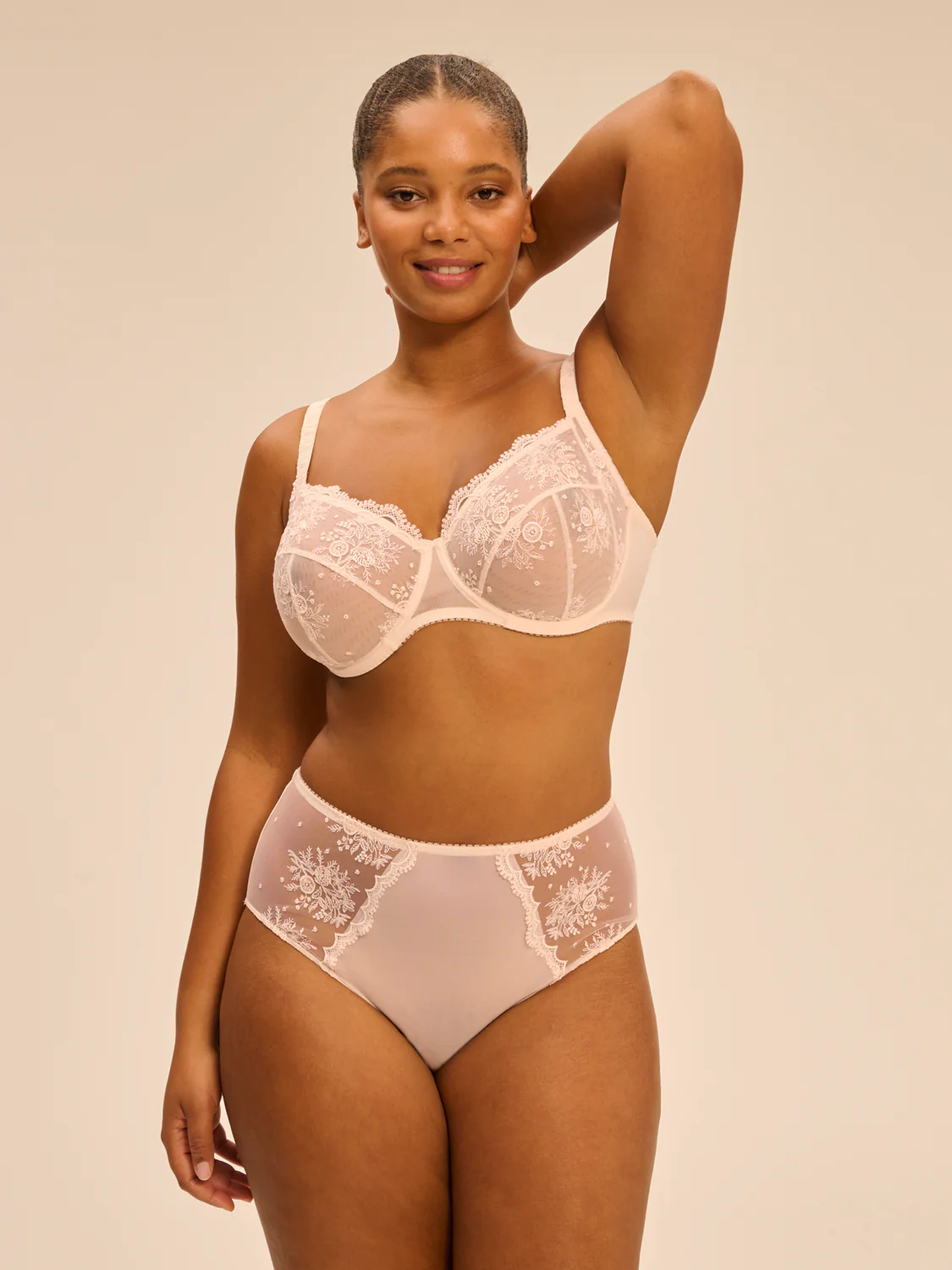 Soutien-gorge avec armature emboitant - Rose sakura - Image 5