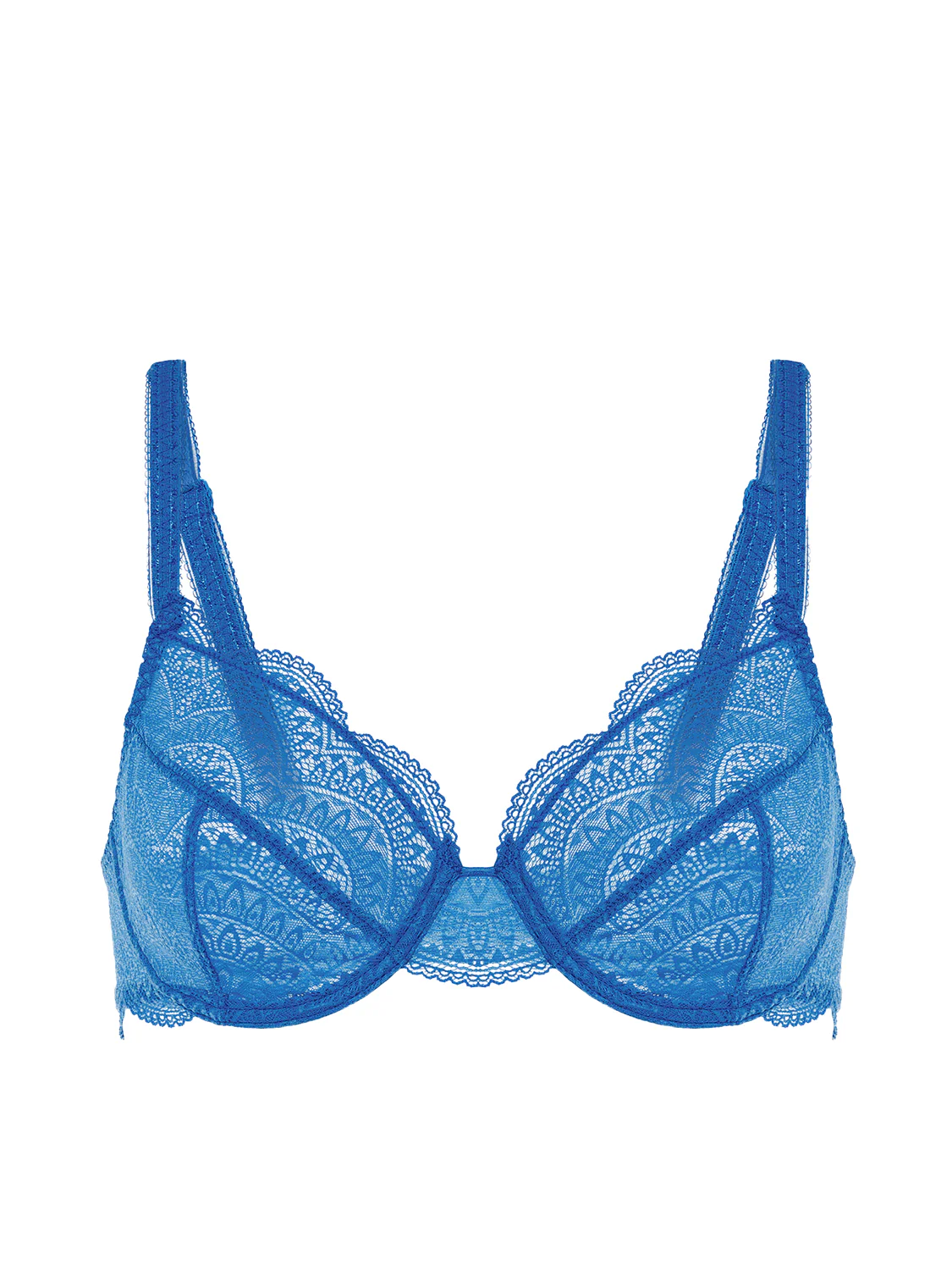 Soutien-gorge avec armatures classique - Bleu Myosotis - Image 5