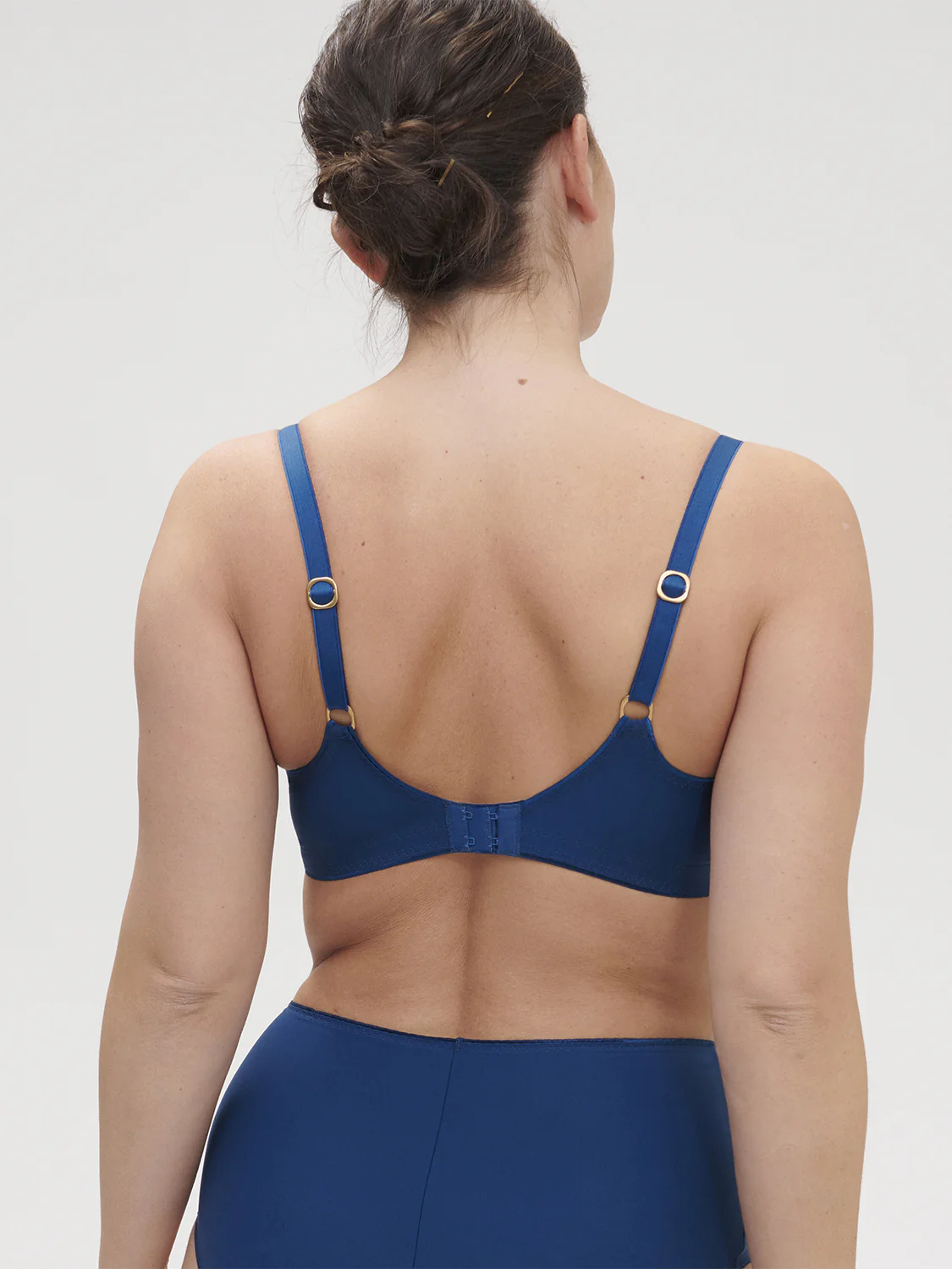 Soutien-gorge avec armatures décolleté - Bleu Poséidon - Image 3