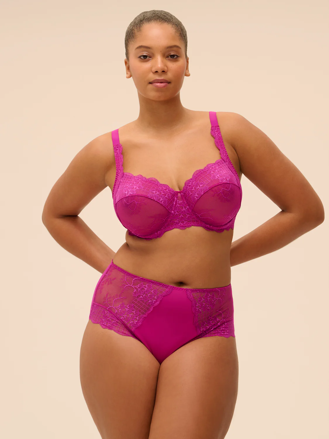 Soutien-gorge avec armatures décolleté carré - Azalée - Image 5