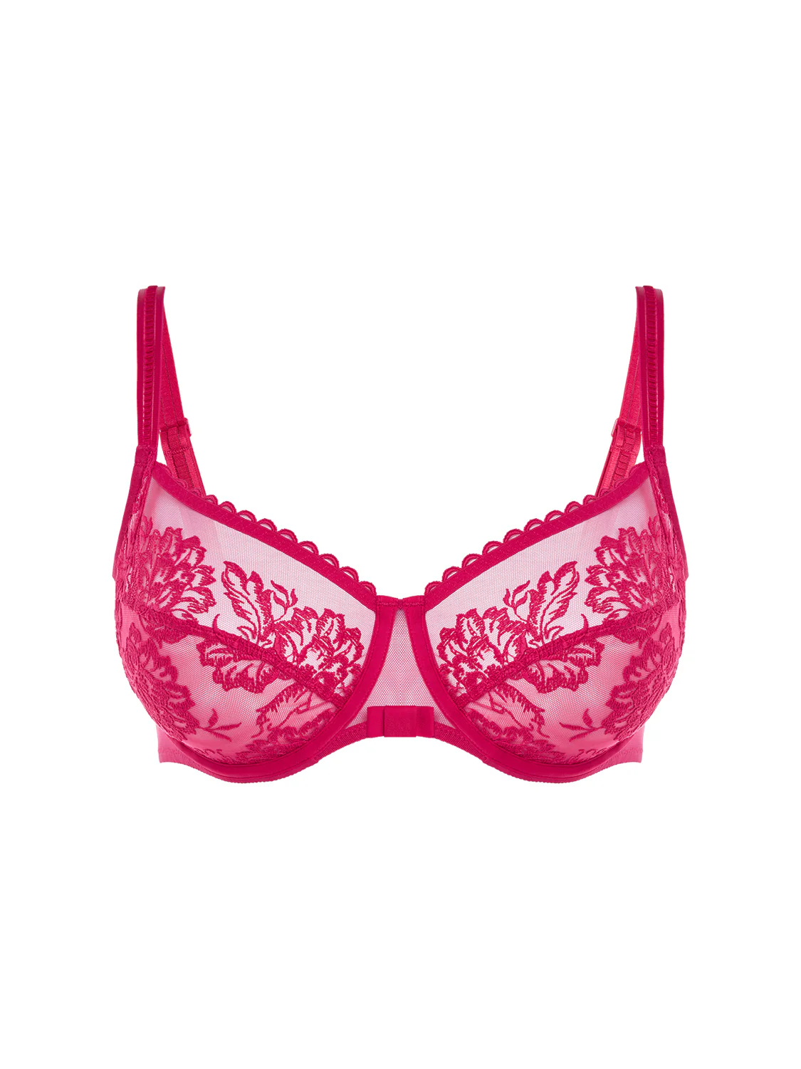 Soutien-gorge avec armatures décolleté carré - Cranberry - Image 7