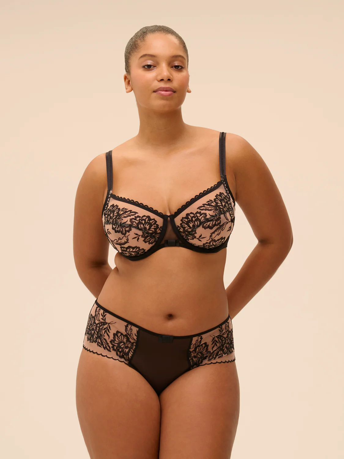 Soutien-gorge avec armatures décolleté carré - Light Tatoo - Image 4
