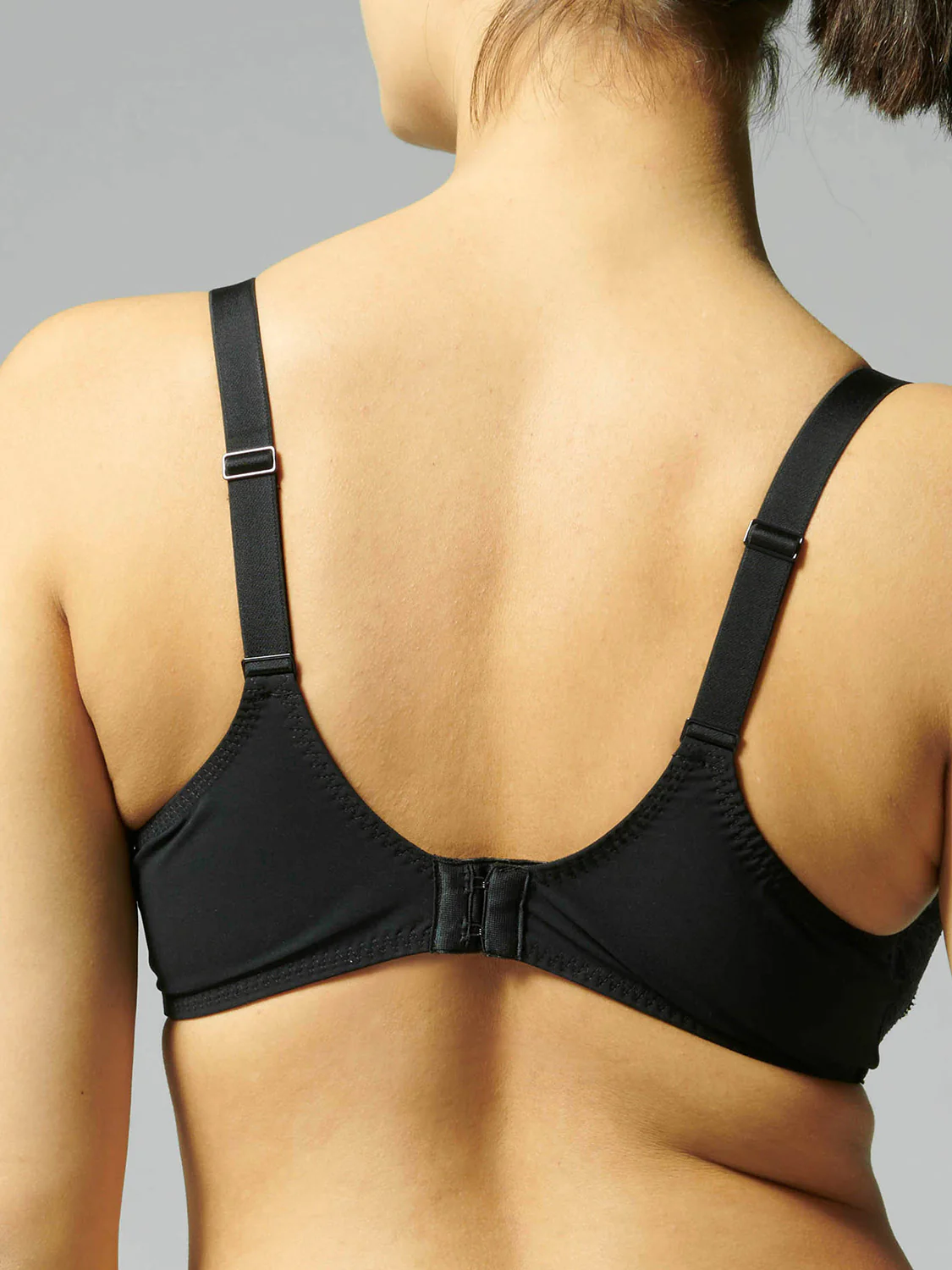 Soutien-gorge avec armatures decollete carre - Noir - Image 2
