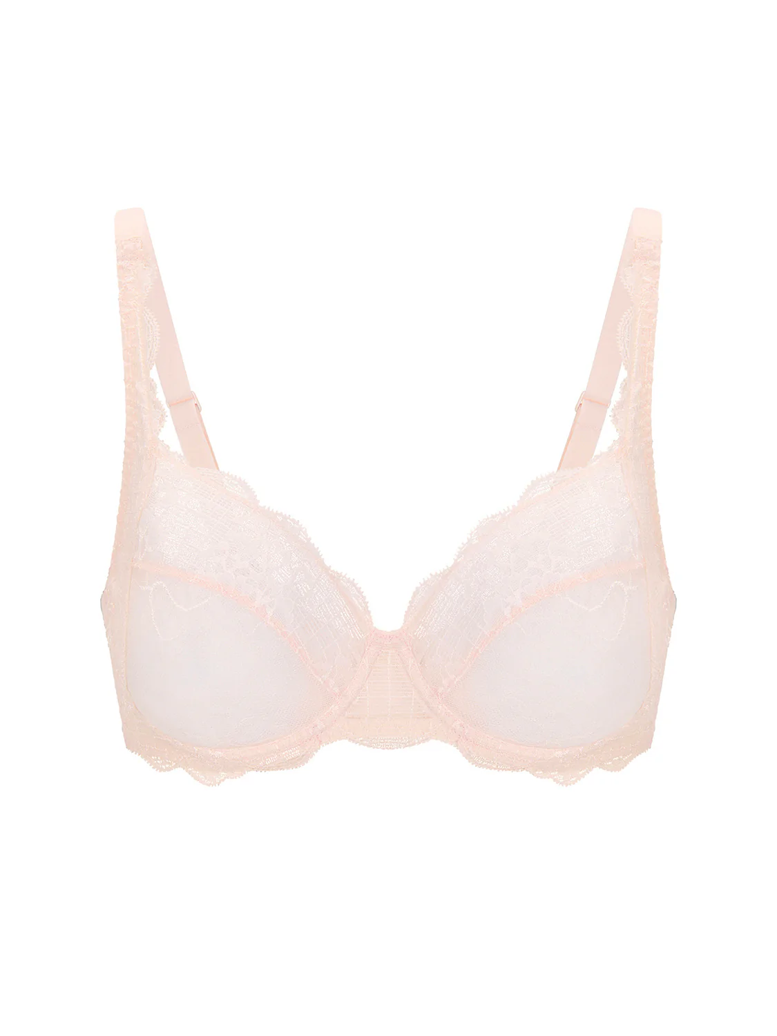 Soutien-gorge avec armatures decollete carre - Rose sakura - Image 7