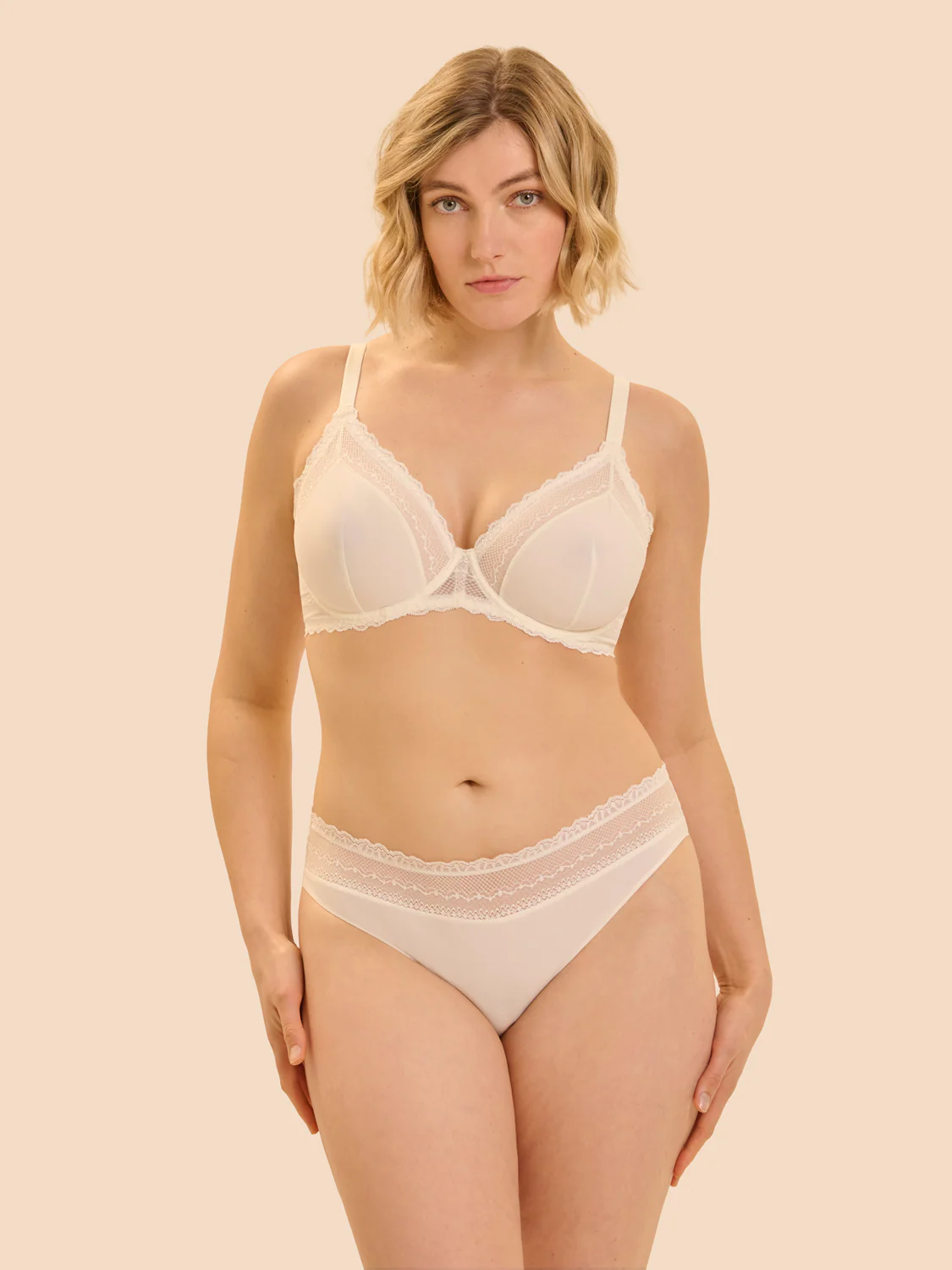 Soutien-gorge avec armatures décolleté - Naturel - Image 3