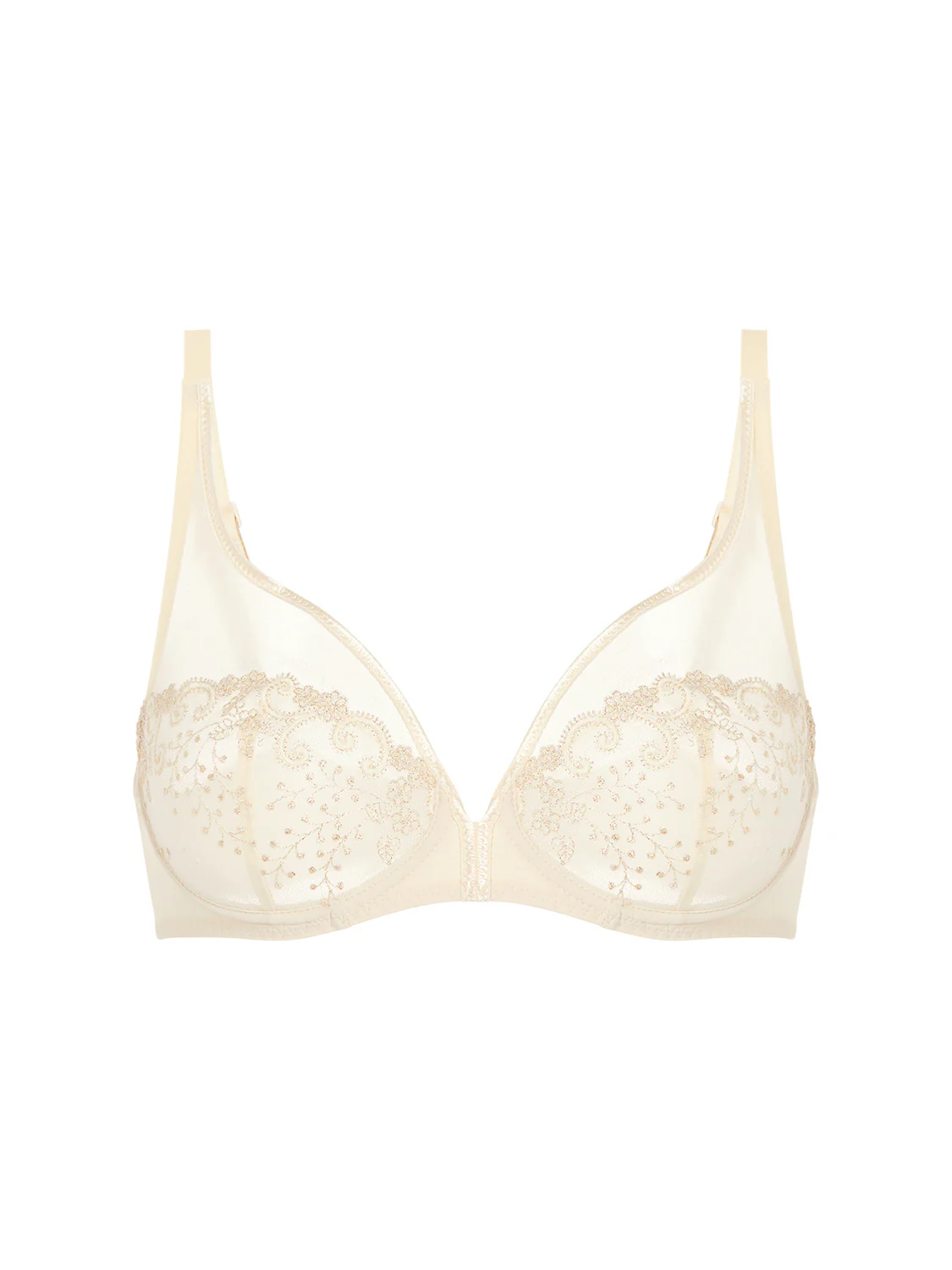 Soutien-gorge avec armatures décolleté plongeant - Beige Topaze - Image 15