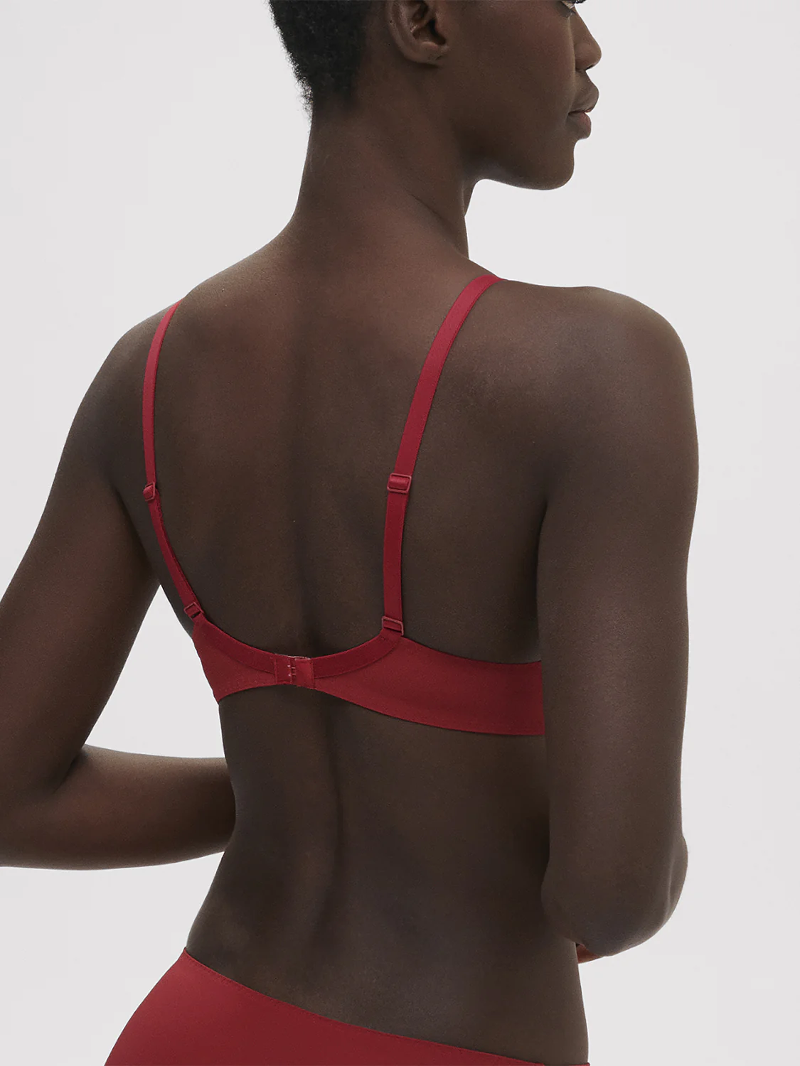Soutien-gorge avec armatures décolleté plongeant - Lipstick - Image 3