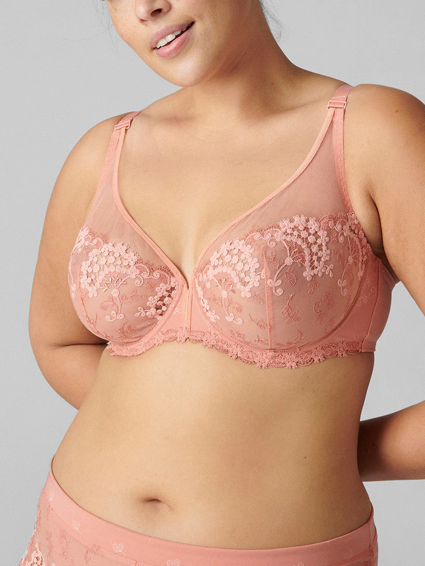 Soutien-gorge avec armatures décolleté plongeant - Rose Ginger - Image 3