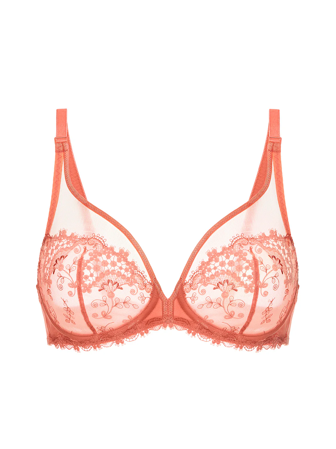 Soutien-gorge avec armatures décolleté plongeant - Rose Ginger - Image 5