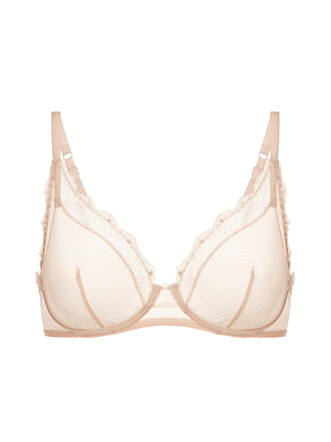 Soutien-gorge avec armatures décolleté - Rose sakura - Image 3