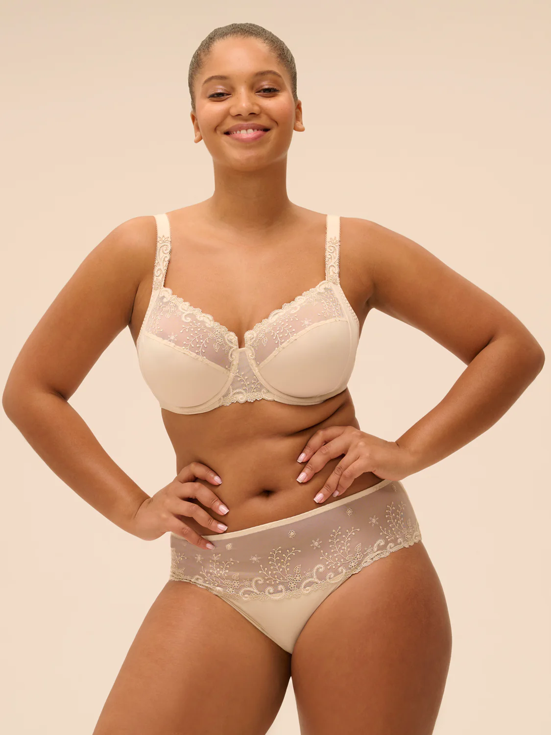 Soutien-gorge avec armatures emboitant - Beige Topaze - Image 4