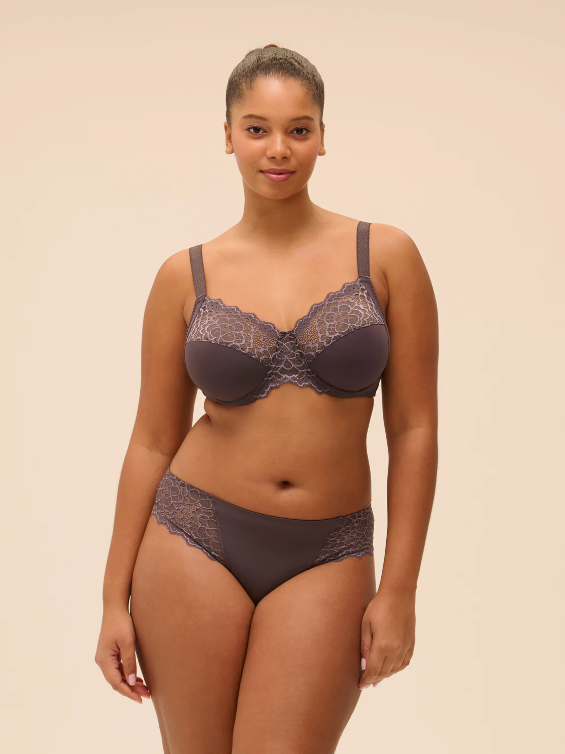 Soutien-gorge avec armatures emboitant - Gris Graphite - Image 5