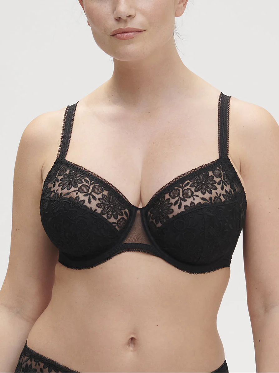 Soutien-gorge avec armatures emboitant - Noir