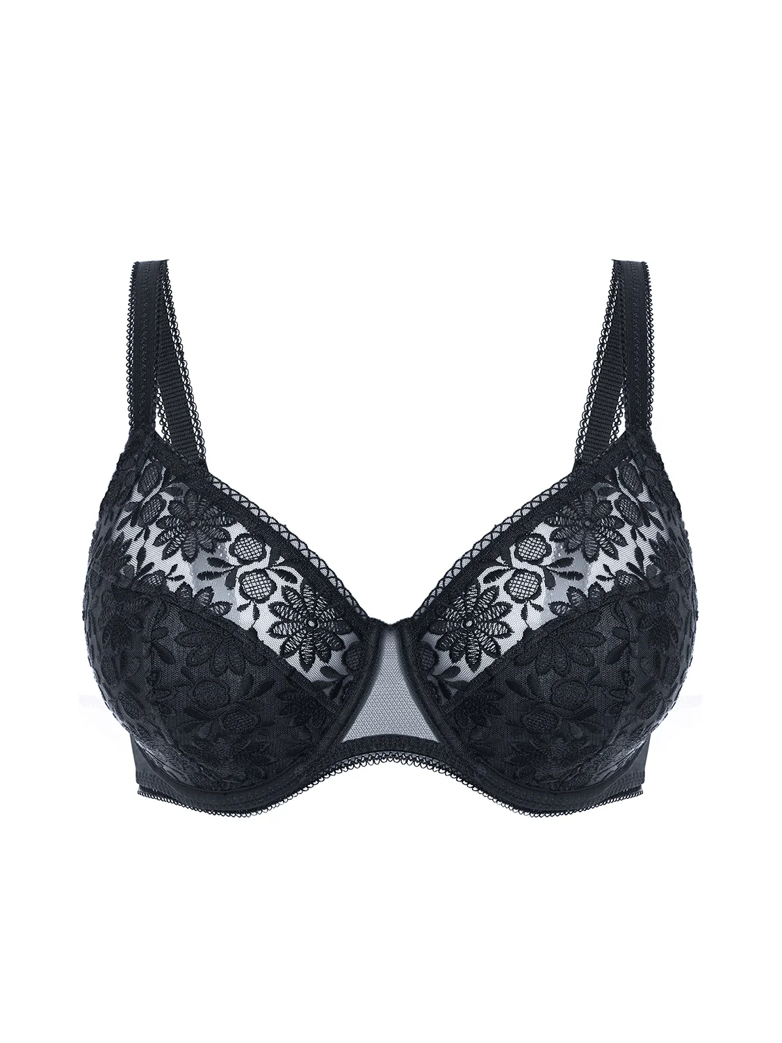 Soutien-gorge avec armatures emboitant - Noir - Image 3