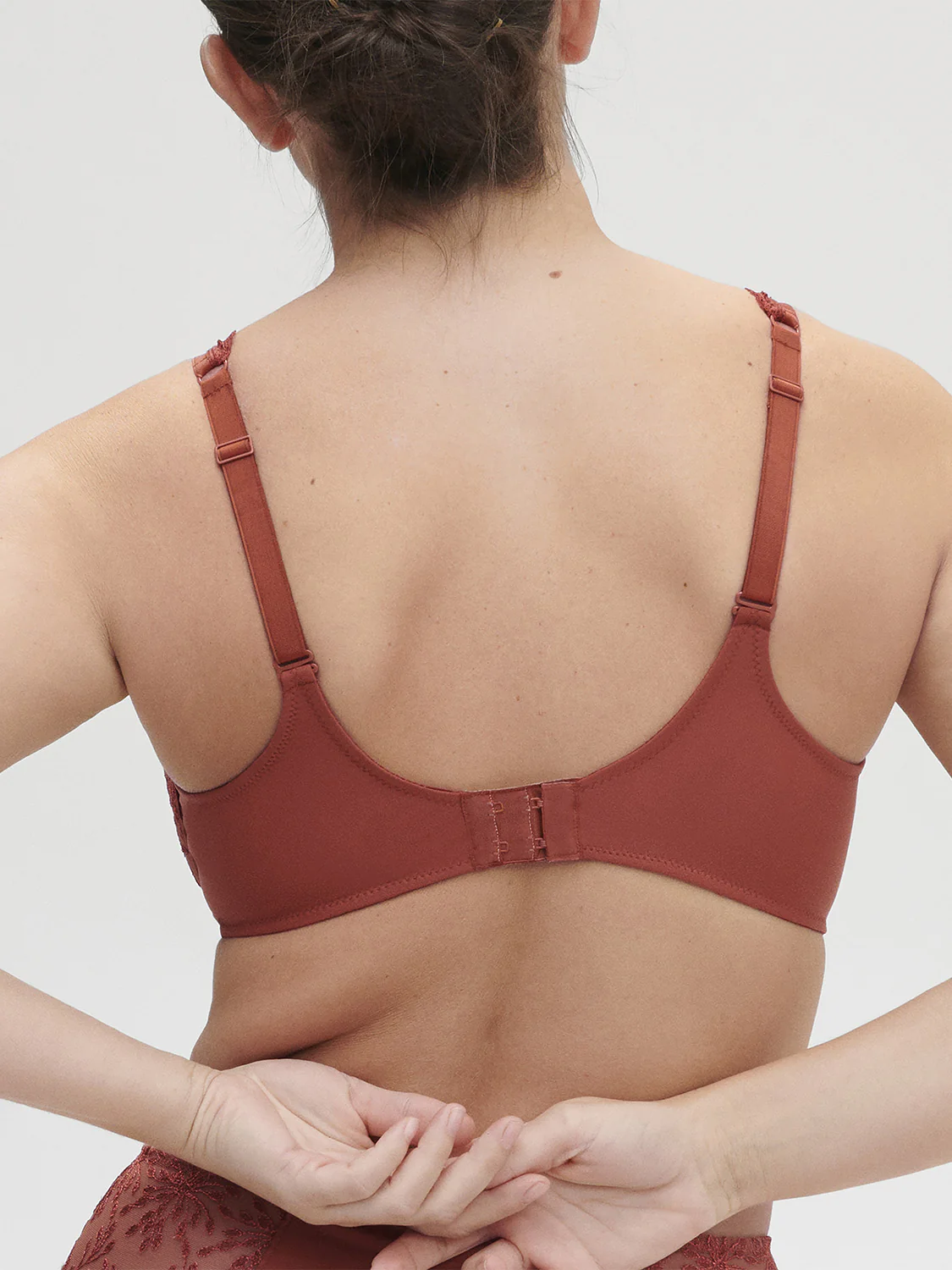 Soutien-gorge avec armatures emboitant - Terre de Sienne - Image 2