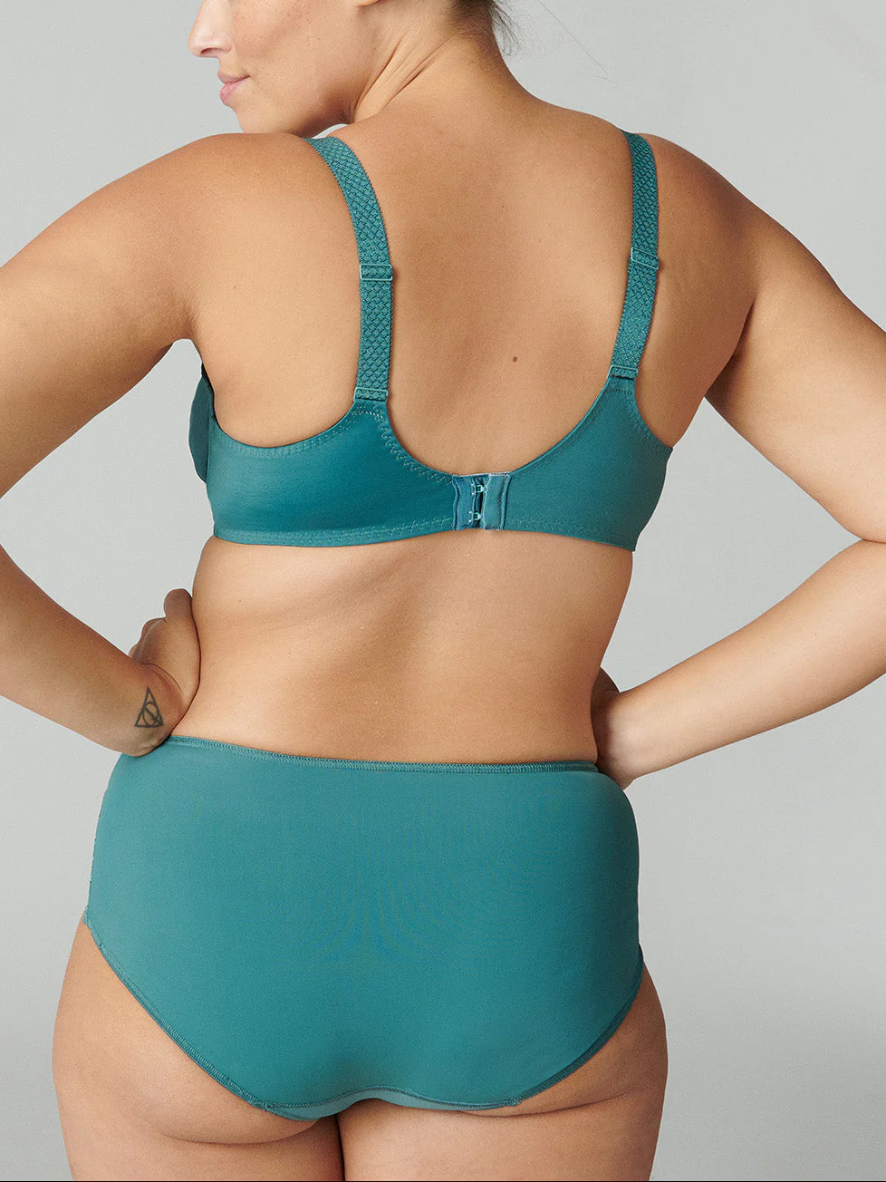Soutien-gorge avec armatures emboîtant - Vert Boréal - Image 2