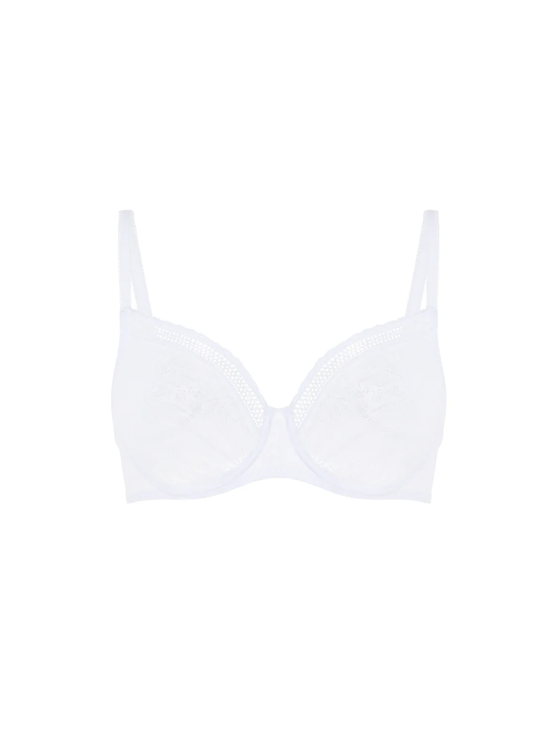 Soutien-gorge avec armatures moulé décolleté plongeant - Blanc - Image 14
