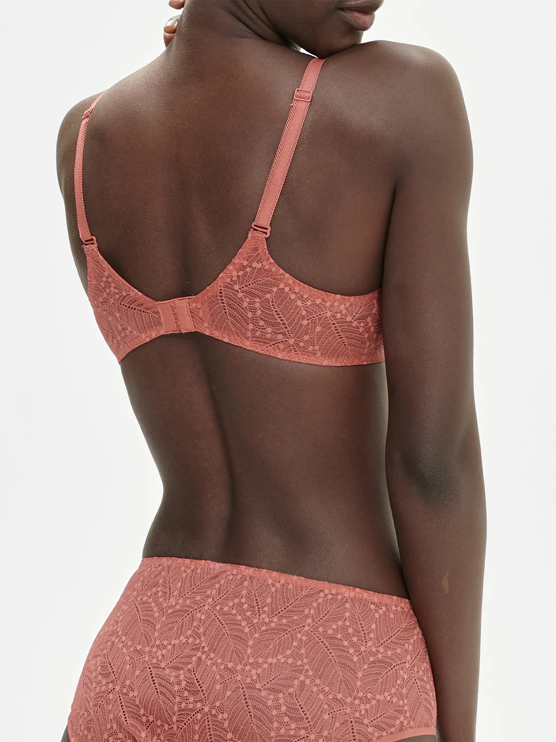 Soutien-gorge avec armatures moulé décolleté plongeant - Rose Texas - Image 2