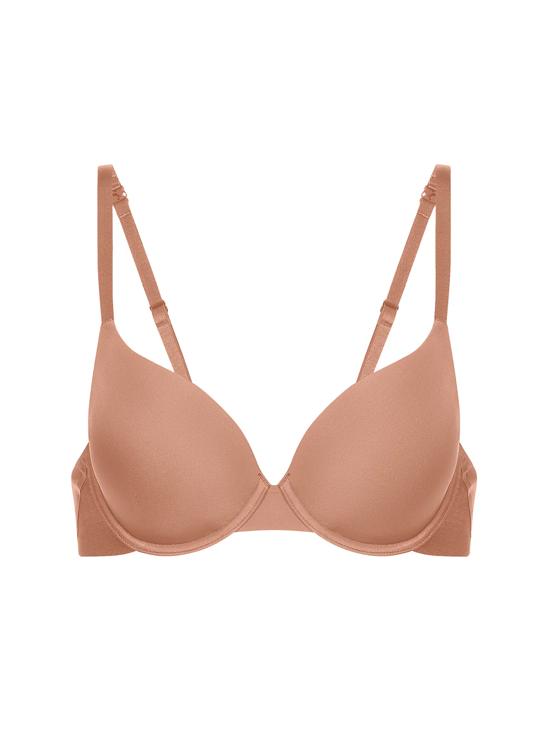 Soutien-gorge coque emboitante décolleté plongeant - Amaretto - Image 4