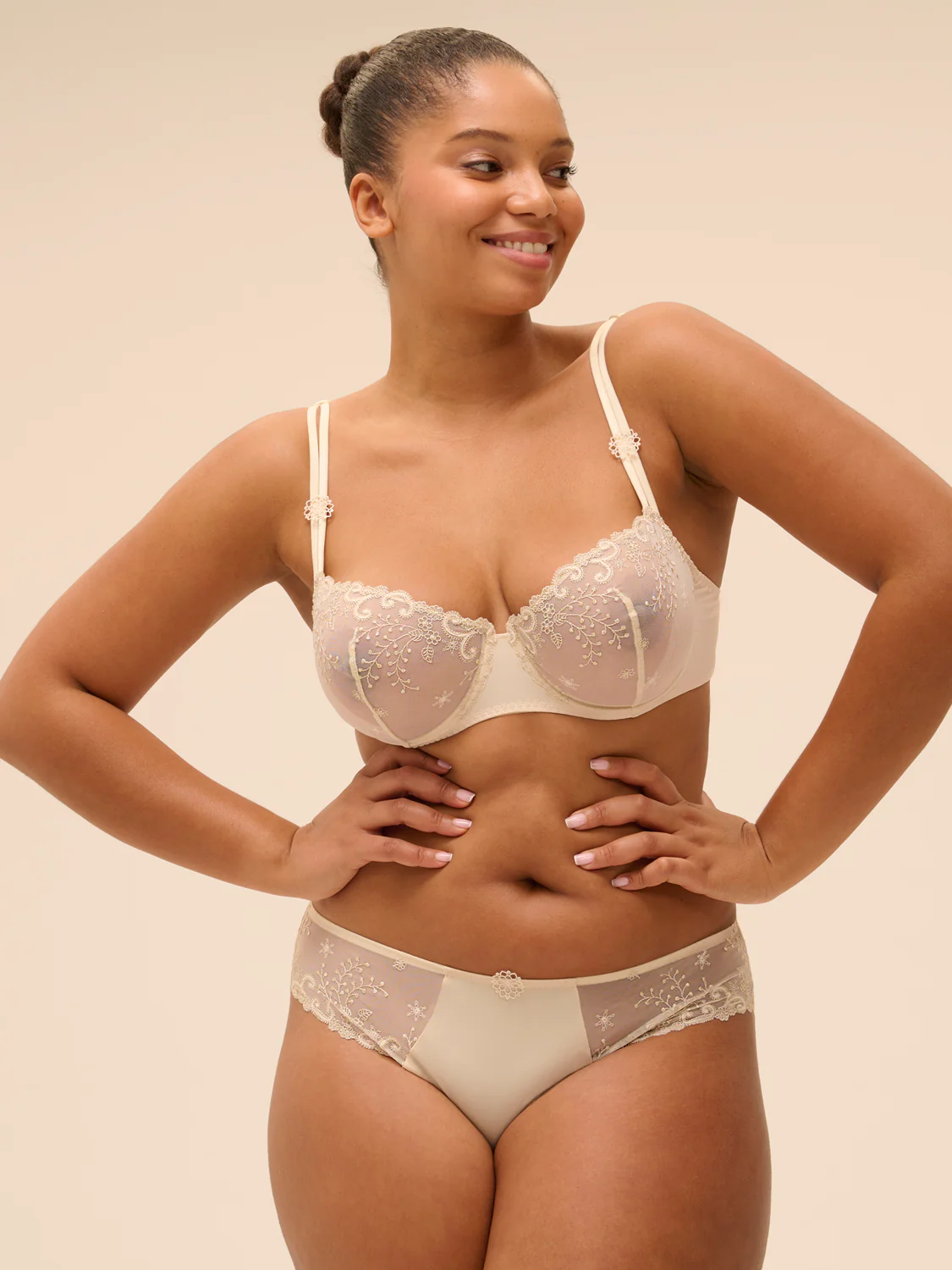 Soutien-gorge corbeille - Beige Topaze - Image 13