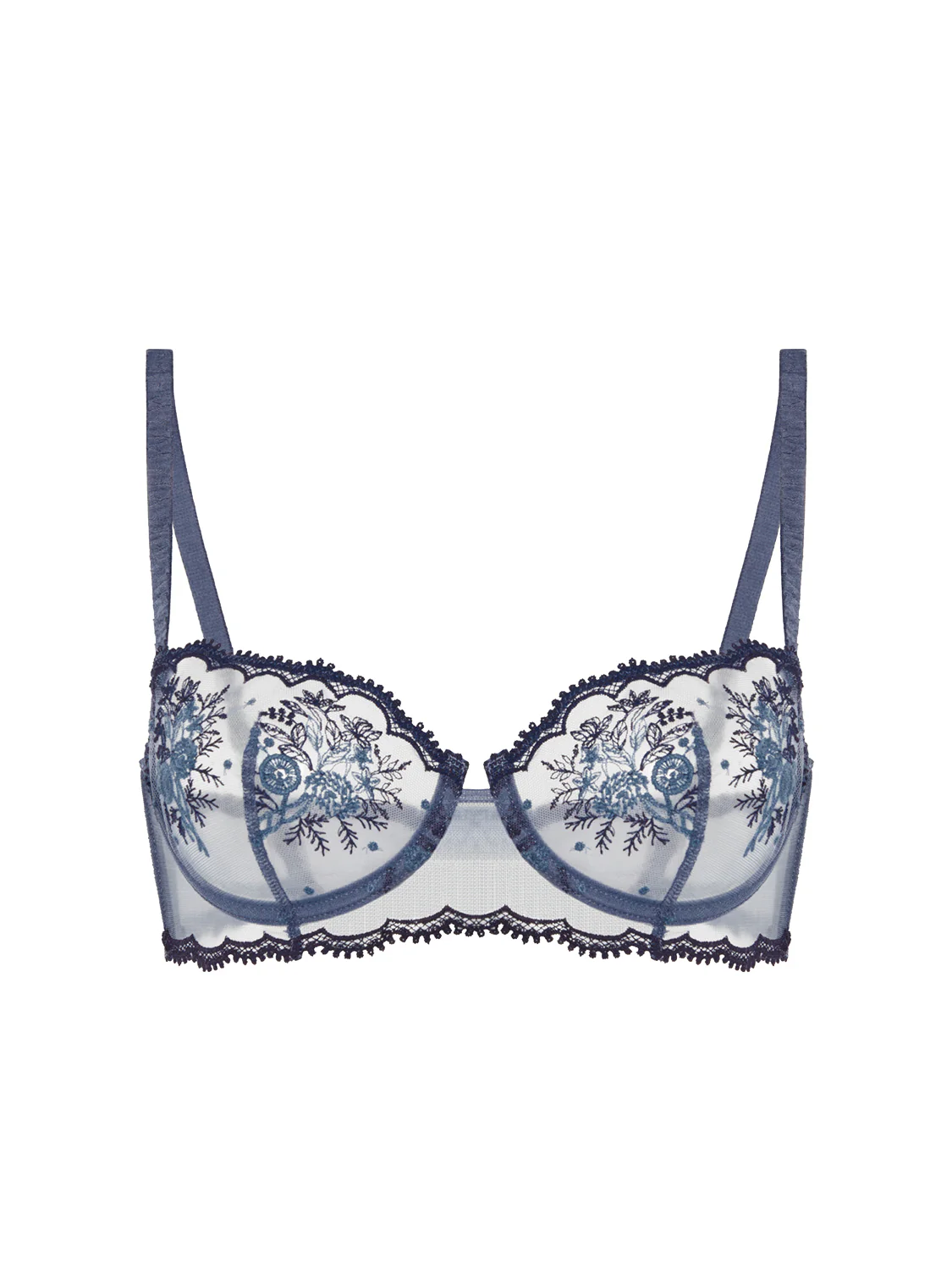 Soutien-gorge corbeille - Bleu Cendre - Image 6