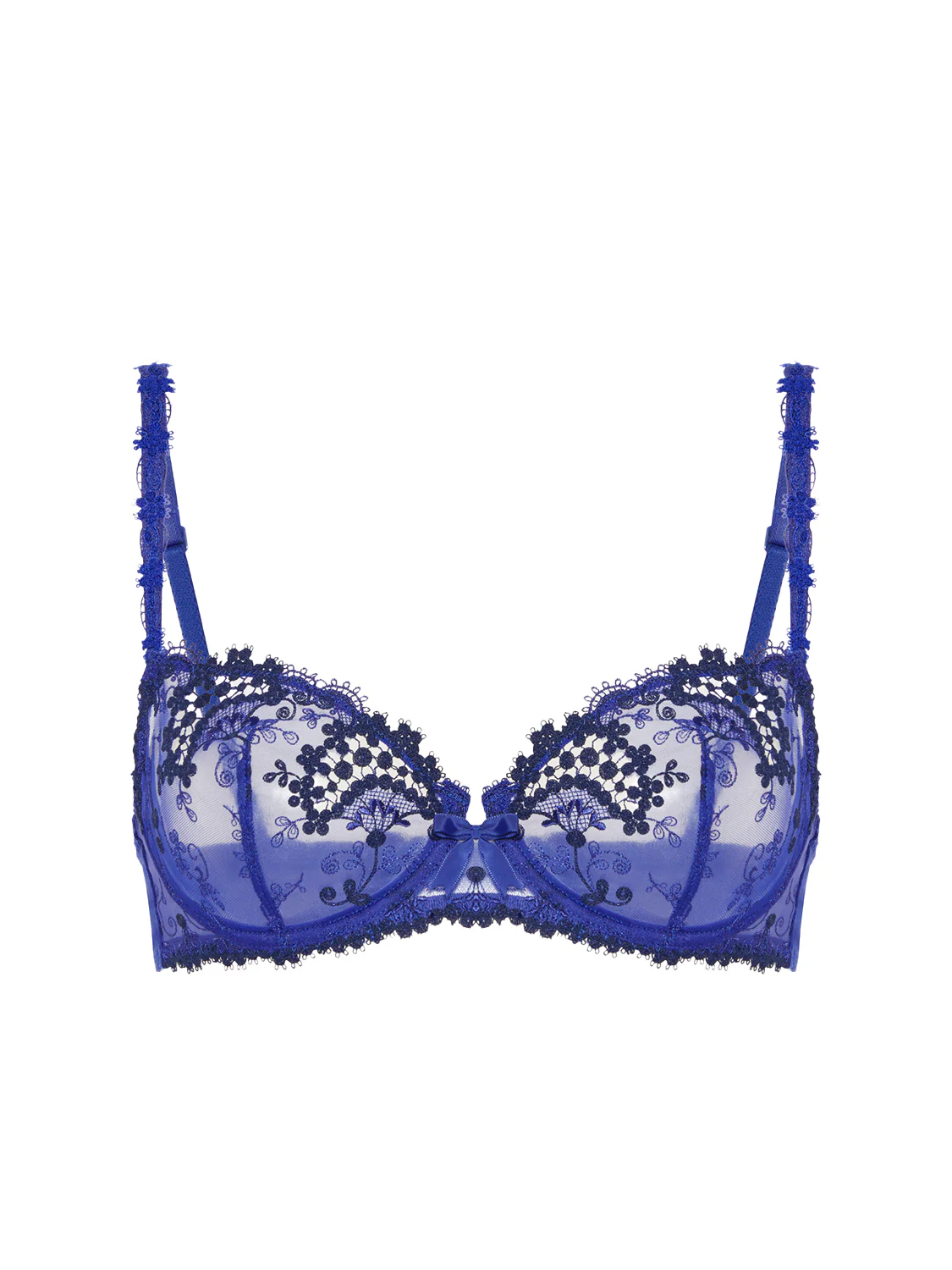 Soutien-gorge corbeille - Bleu électrique - Image 4