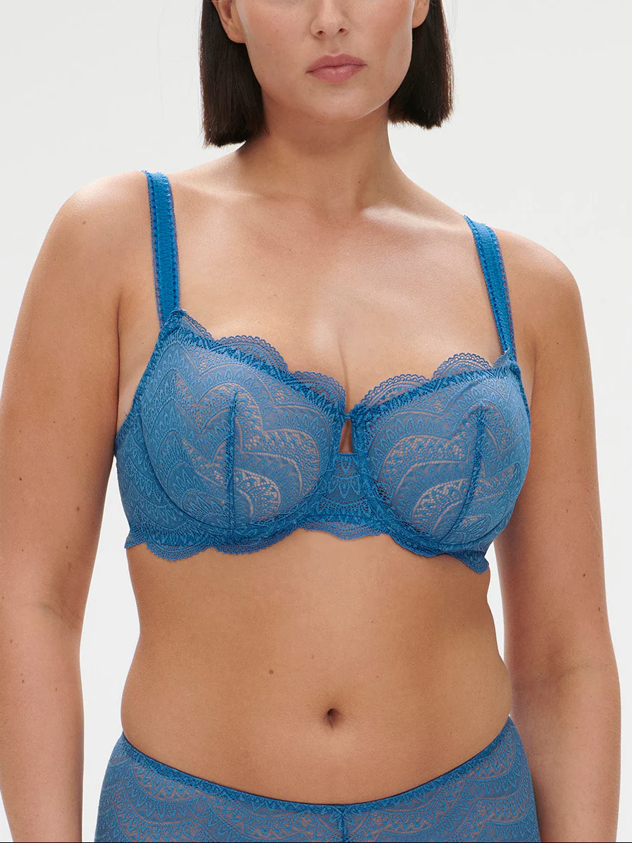 Soutien-gorge corbeille - Bleu Myosotis - Image 4