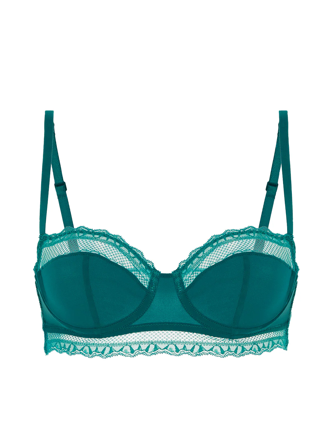 Soutien-gorge corbeille - Bleu Pavo - Image 5