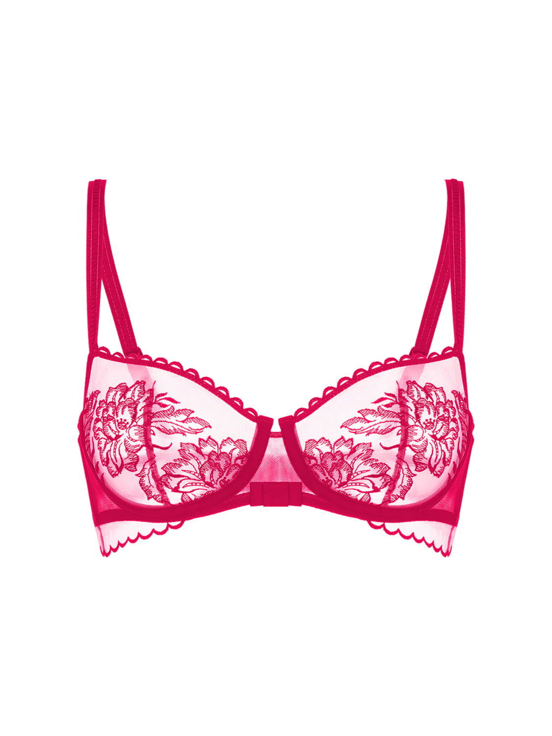 Soutien-gorge corbeille - Cranberry - Image 15