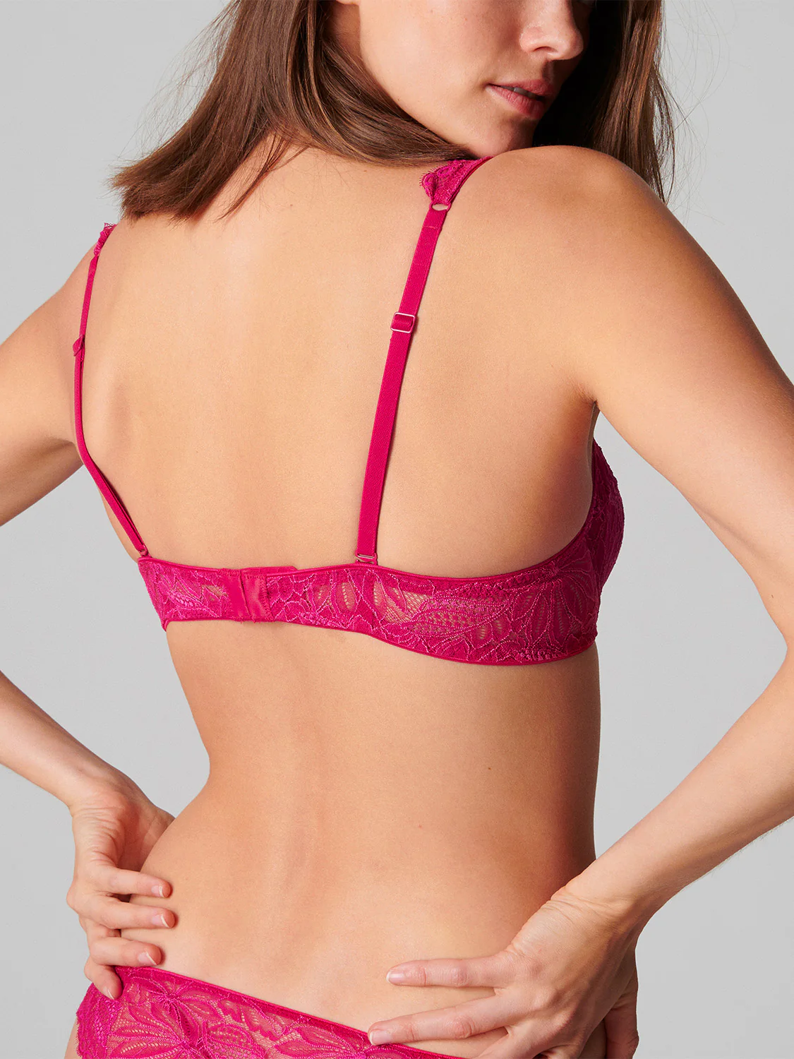 Soutien-gorge corbeille - Framboise - Image 2