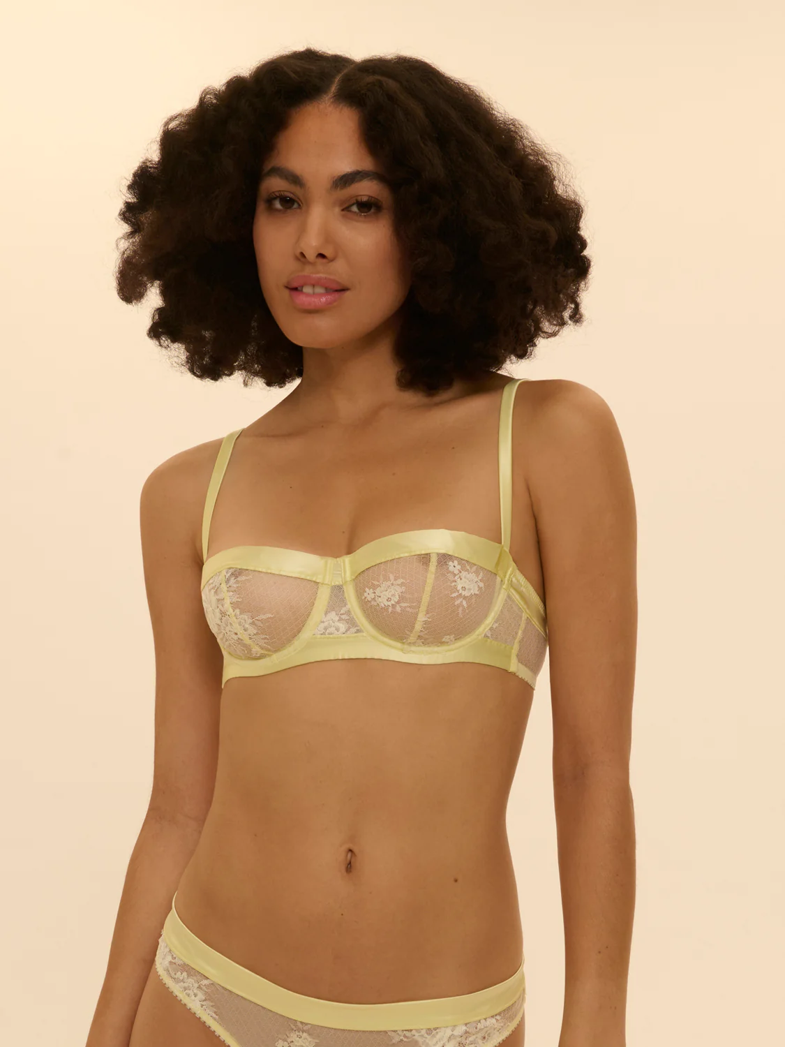 Soutien-gorge corbeille - Jaune Limonade - Image 3