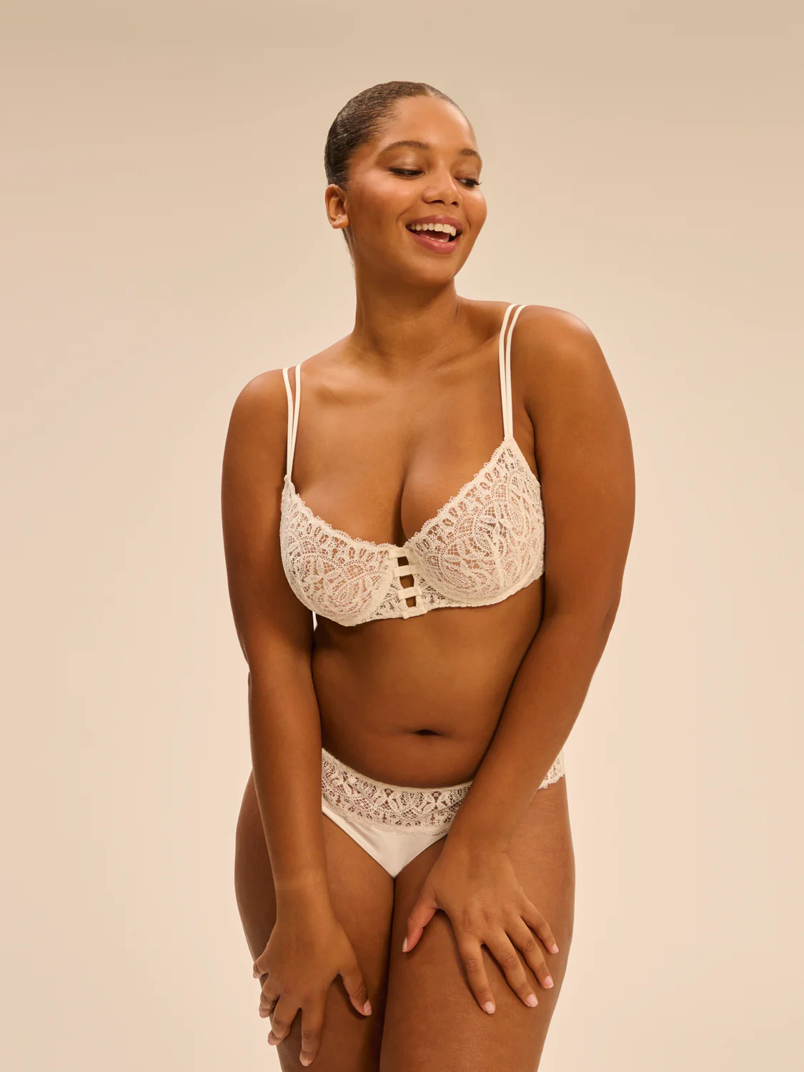Soutien-gorge corbeille - Naturel - Image 10