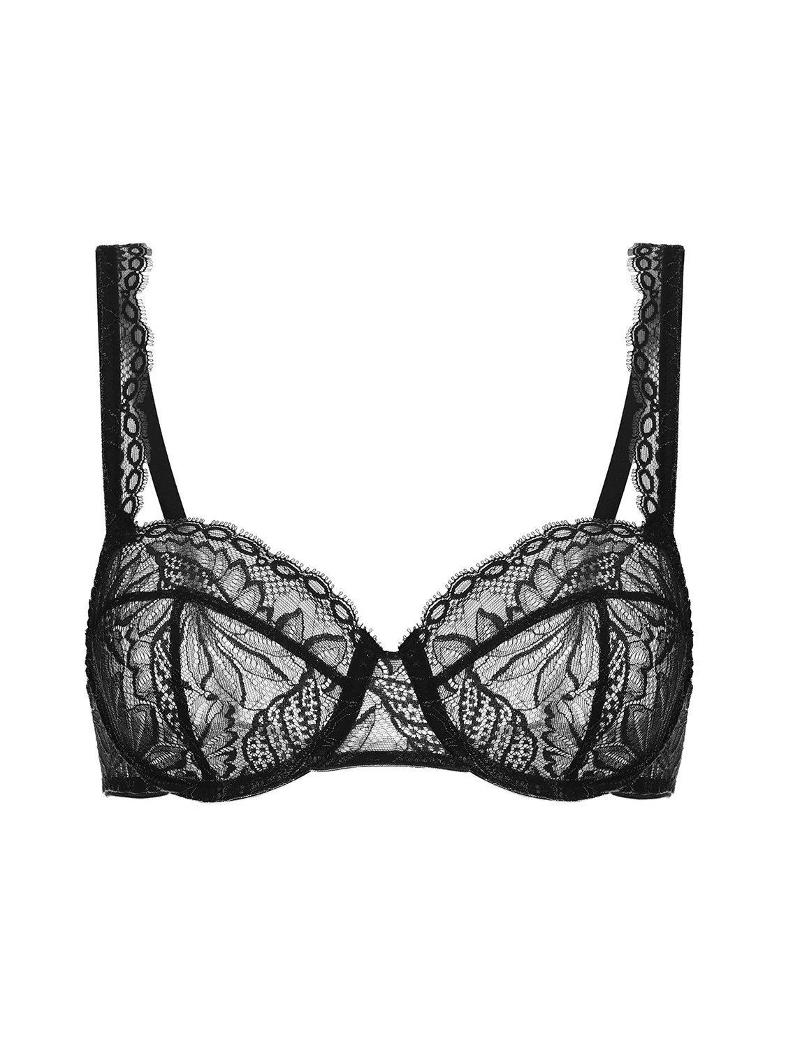Soutien-gorge corbeille - Noir - Image 3