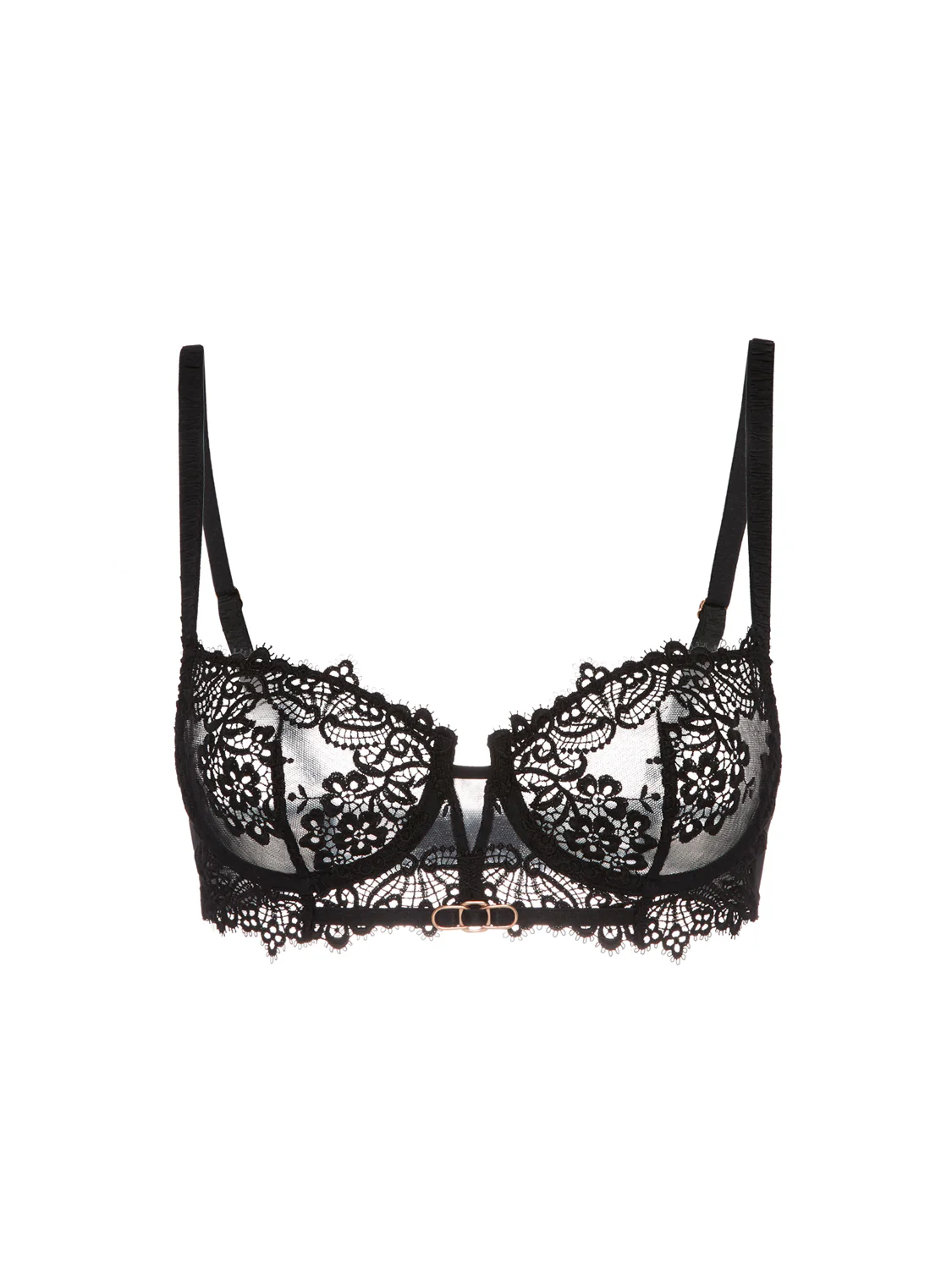 Soutien-gorge corbeille - Noir - Image 10