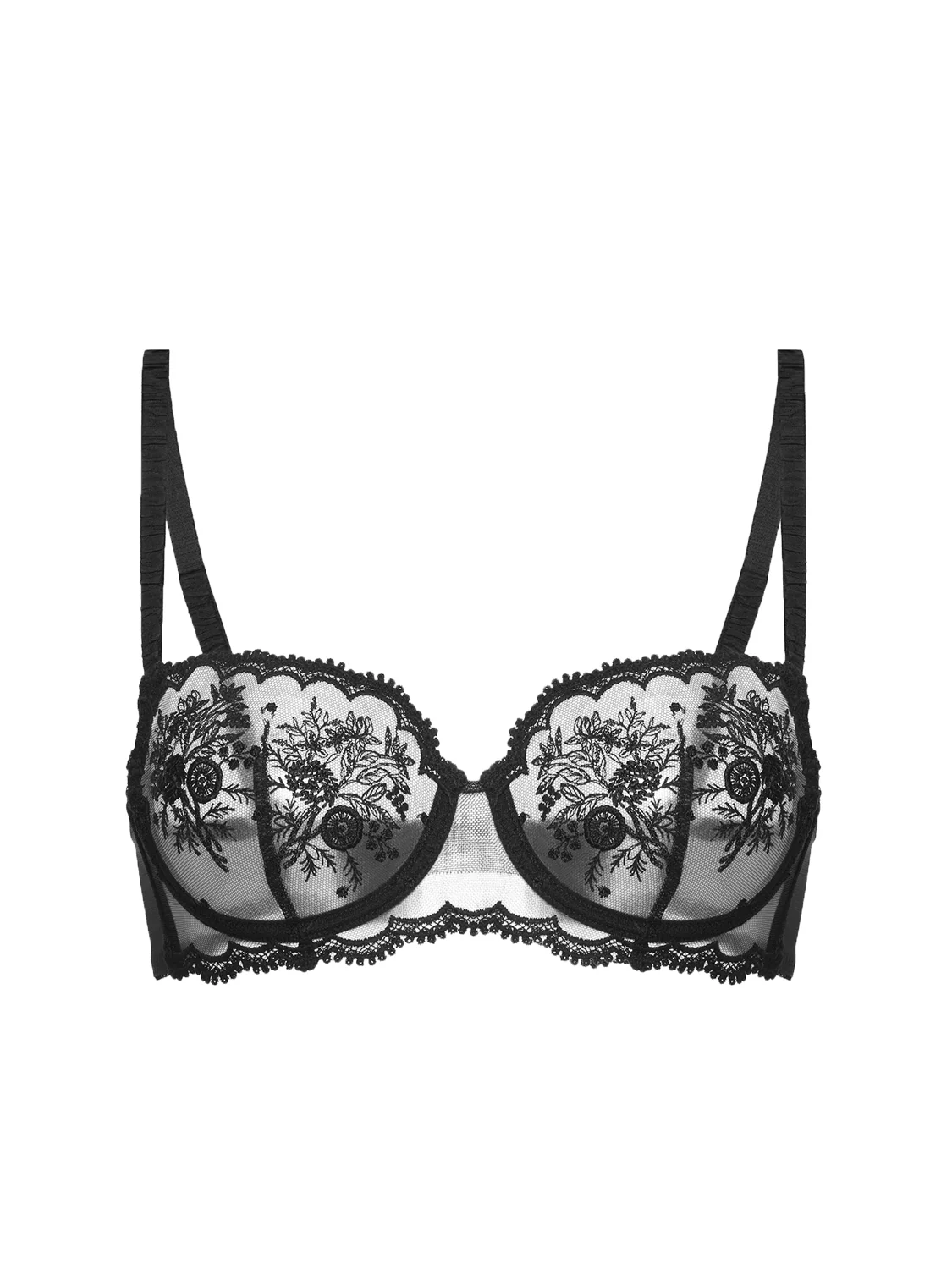 Soutien-gorge corbeille - Noir - Image 5