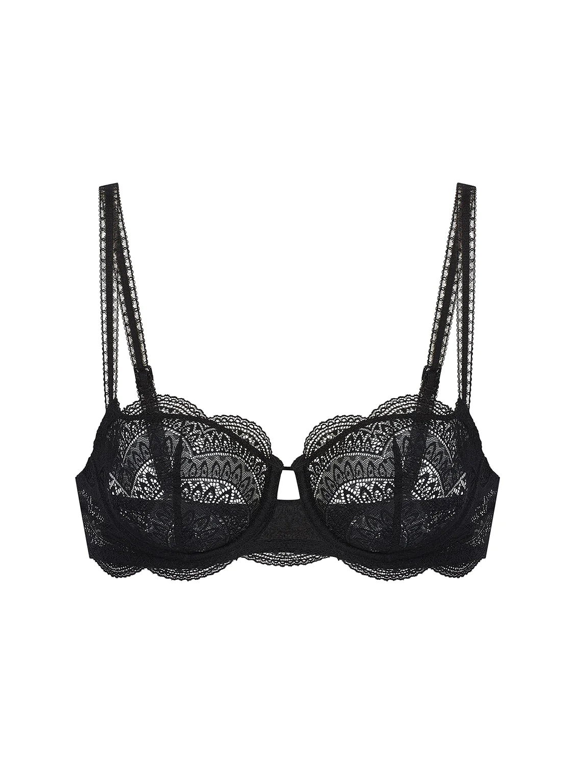 Soutien-gorge corbeille - Noir - Image 4