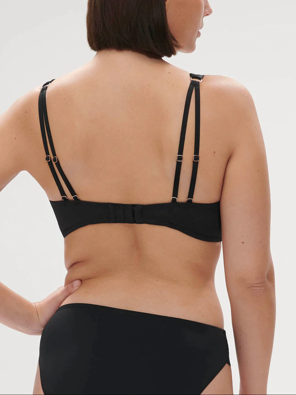 Soutien-gorge corbeille - Noir - Image 4