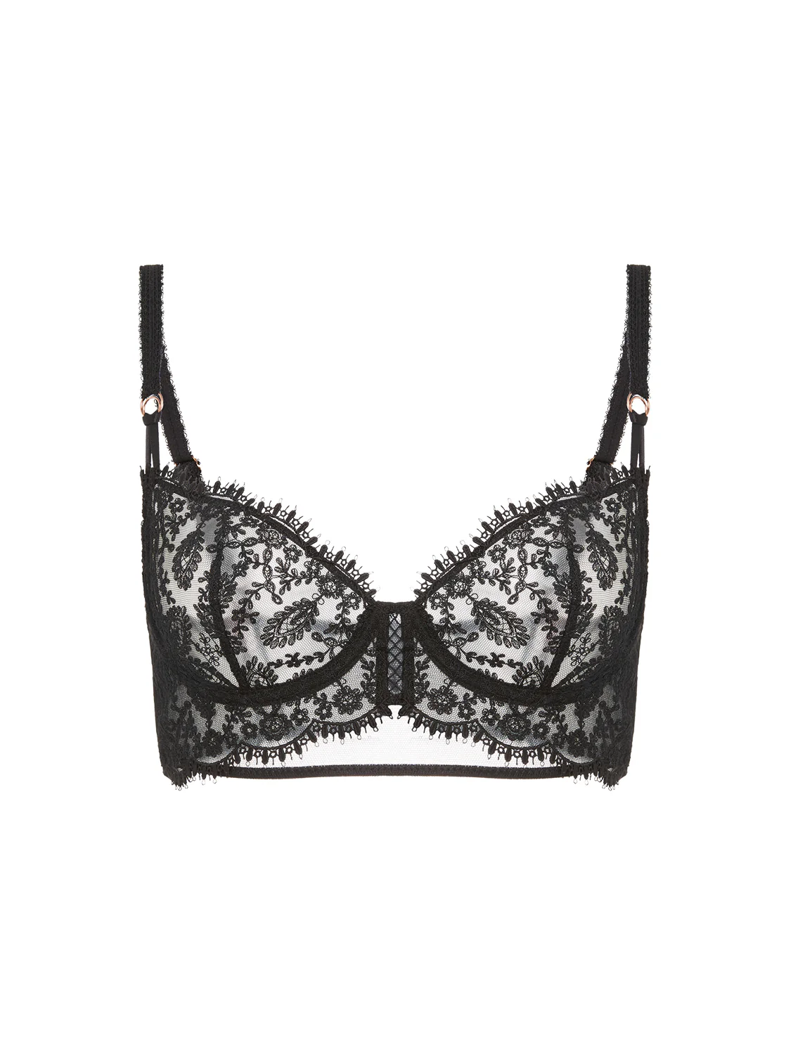Soutien-gorge corbeille - Noir - Image 15