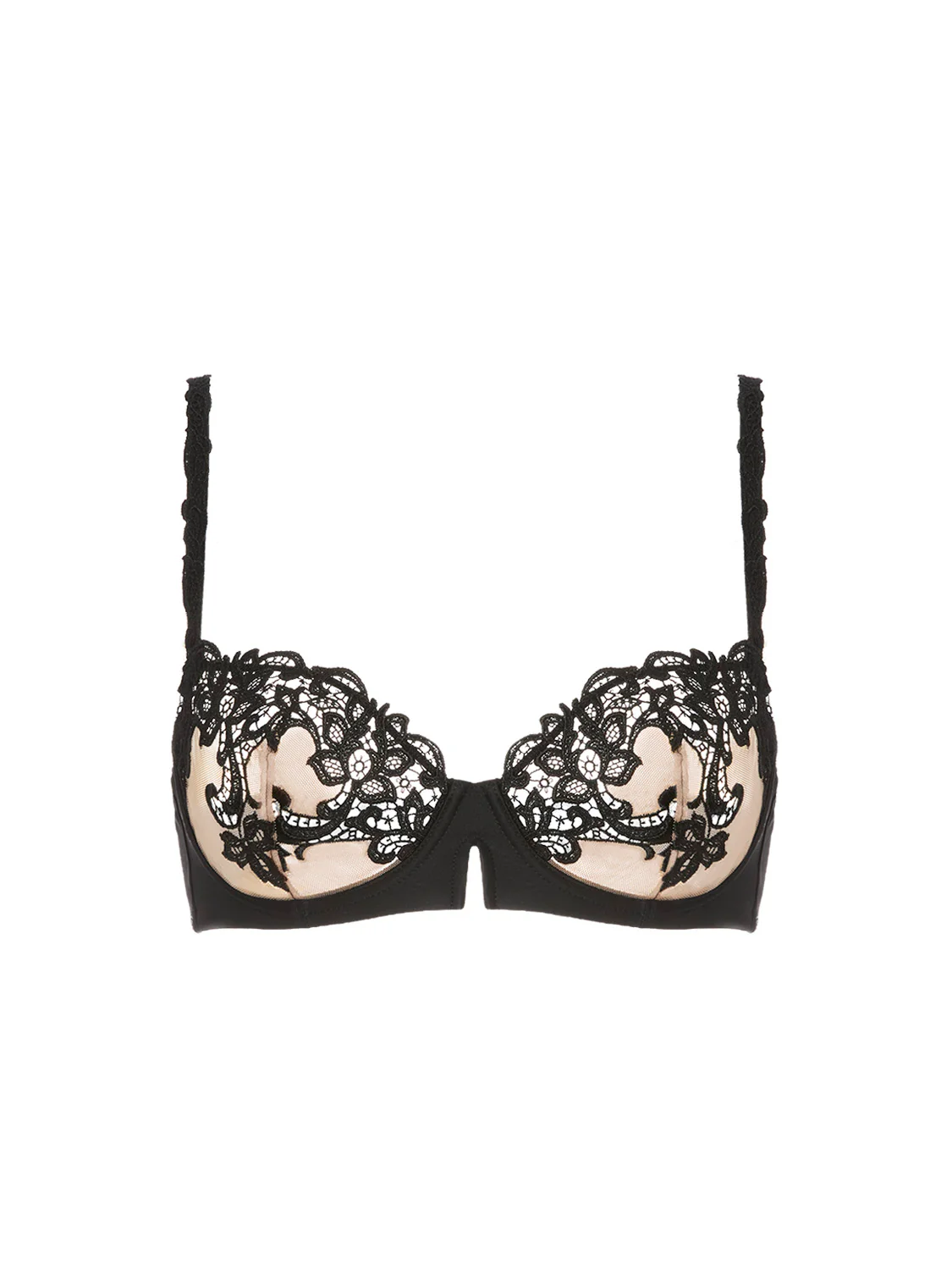 Soutien-gorge corbeille - Noir Tatoo - Image 9