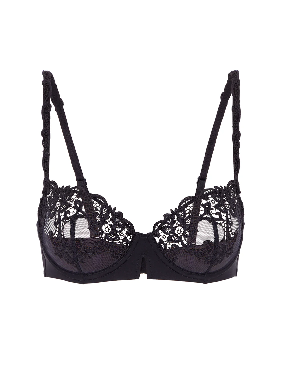 Soutien-gorge corbeille - Noir/Noir - Image 4
