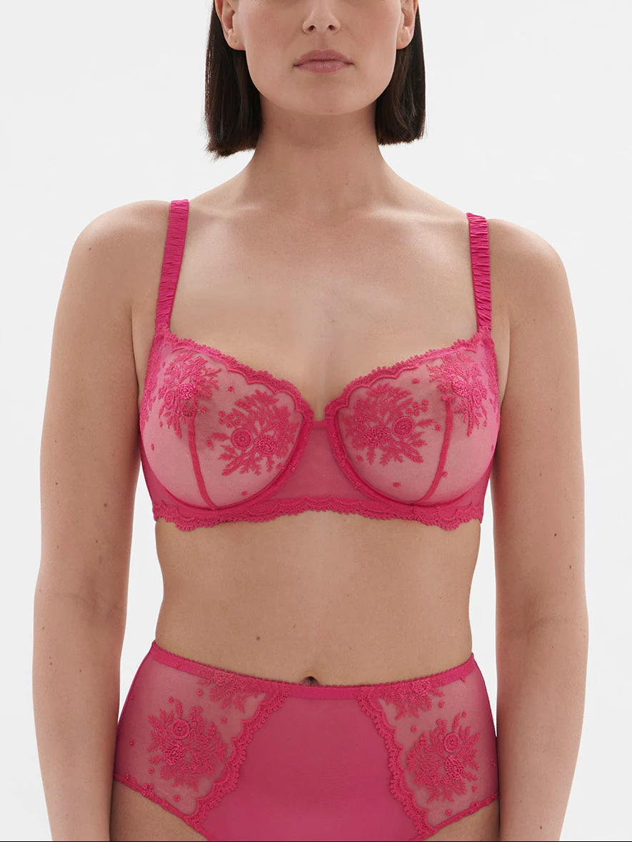 Soutien-gorge corbeille - Rose disco
