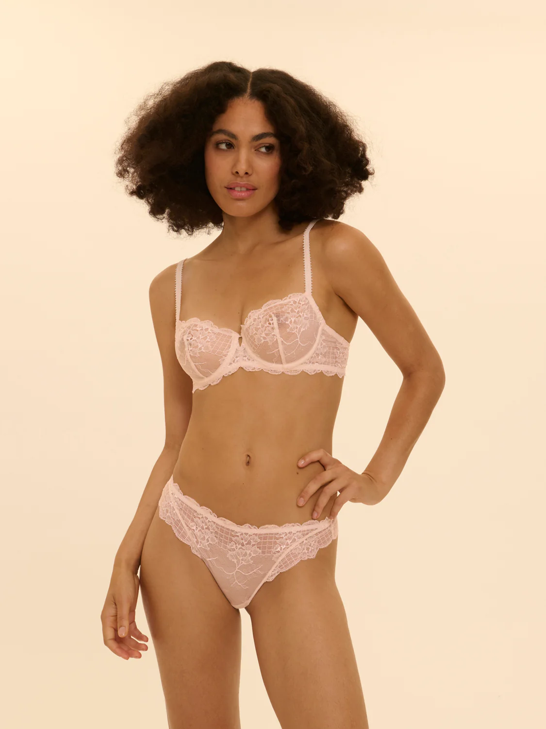 Soutien-gorge corbeille - Rose sakura - Image 3