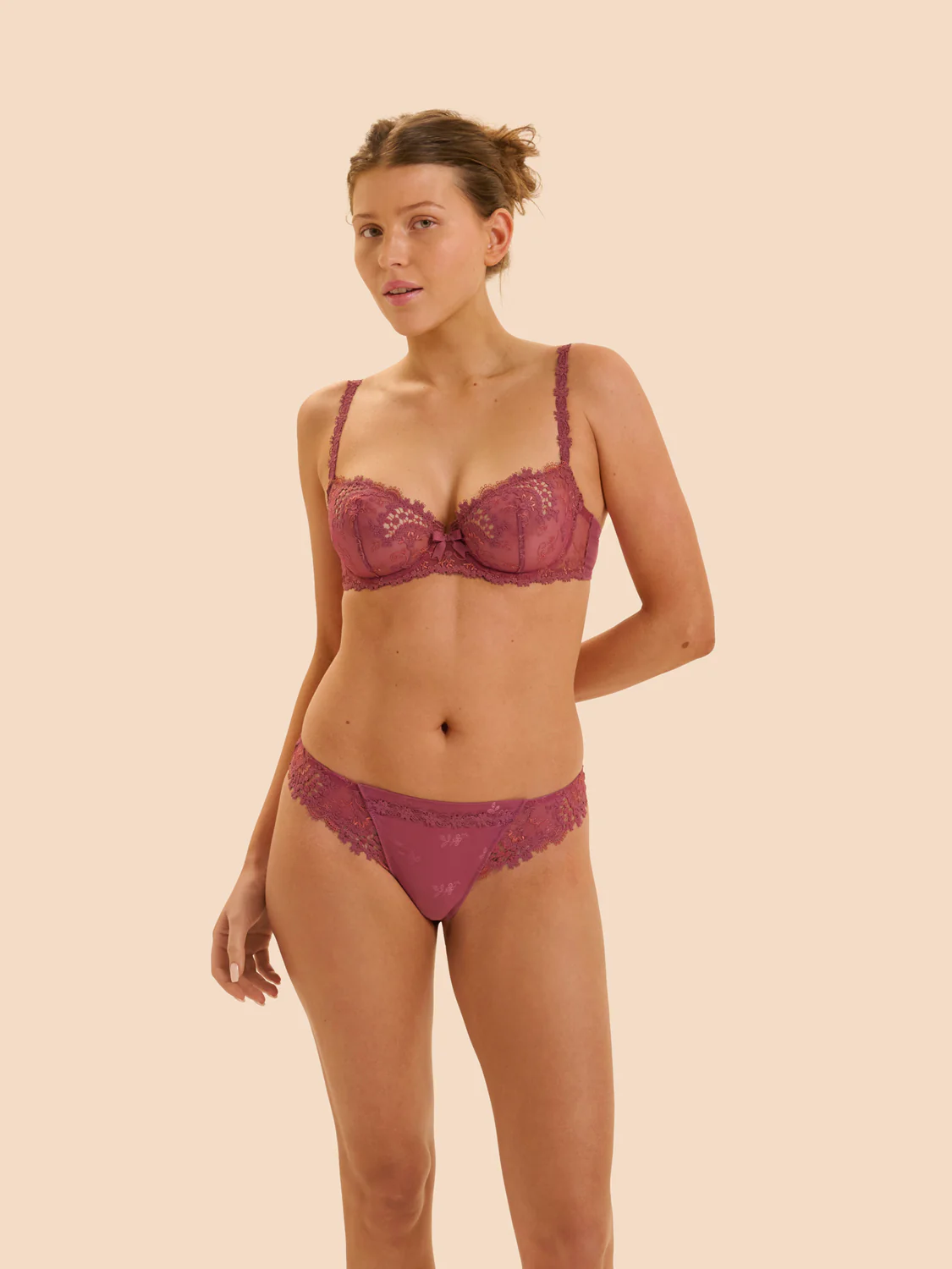 Soutien-gorge corbeille - Rose Santal - Image 4