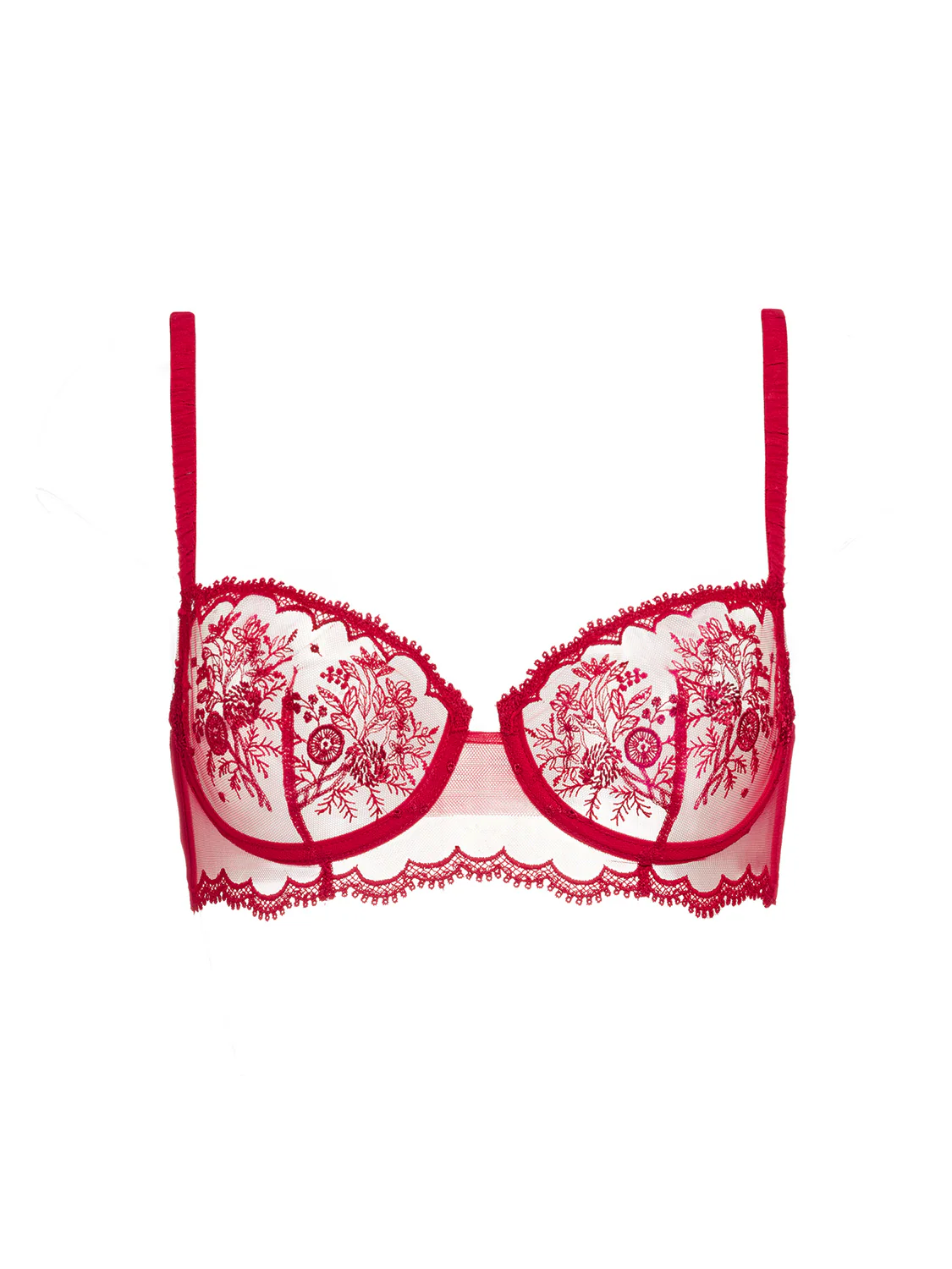 Soutien-gorge corbeille - Rouge Opéra - Image 5