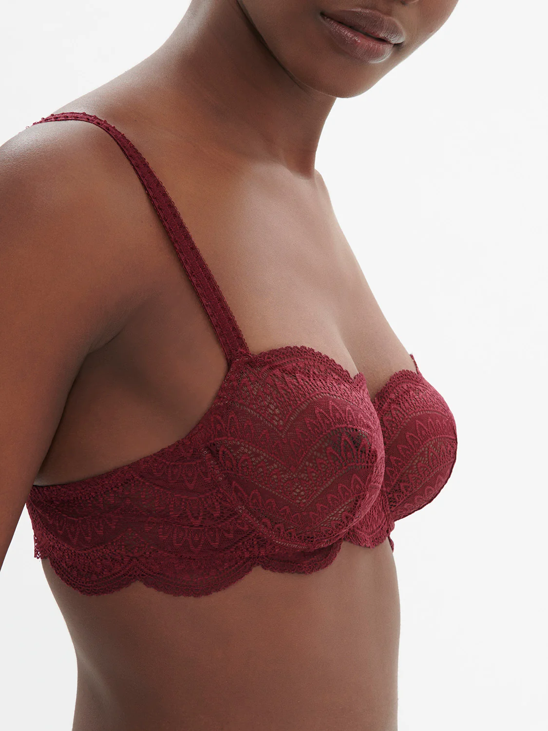 Soutien-gorge corbeille - Rouge Spinelle - Image 2
